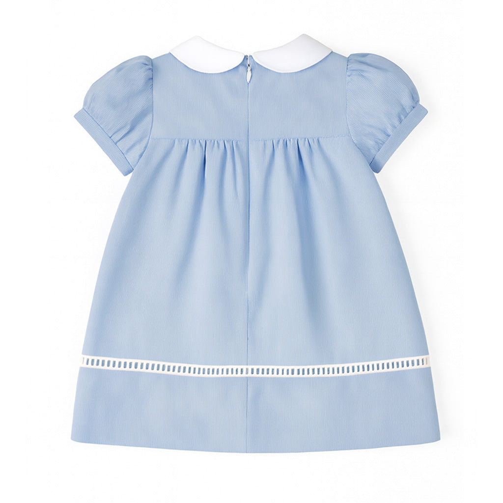 Pincord Dress With Flowers