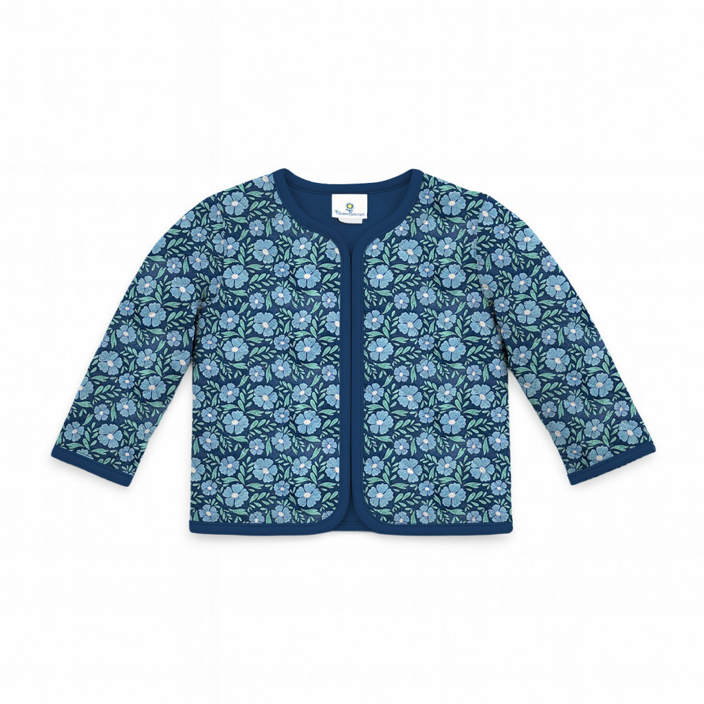 Floral Print Quilted Jacket