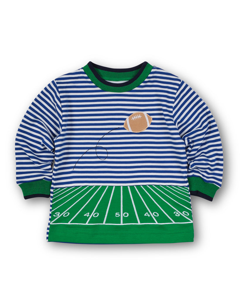 Stripe Knit Shirt With Football Field – Florence Eiseman