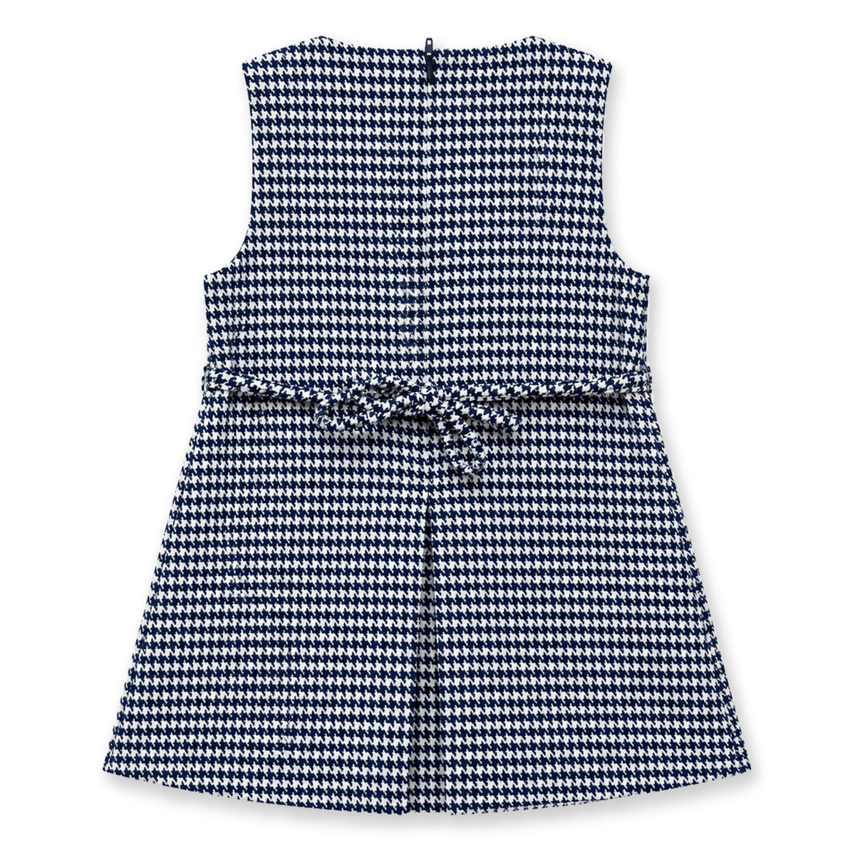 Houndstooth Jumper with Hearts & Flowers