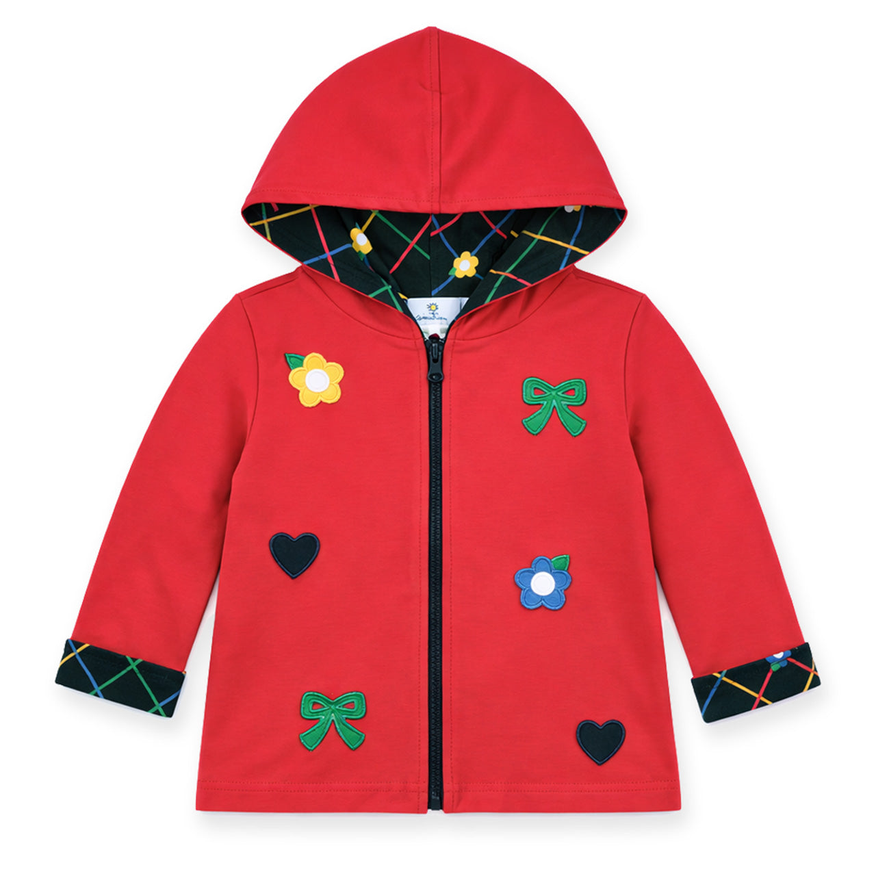 Reversible Jacket with Hearts, Flowers, & Bows