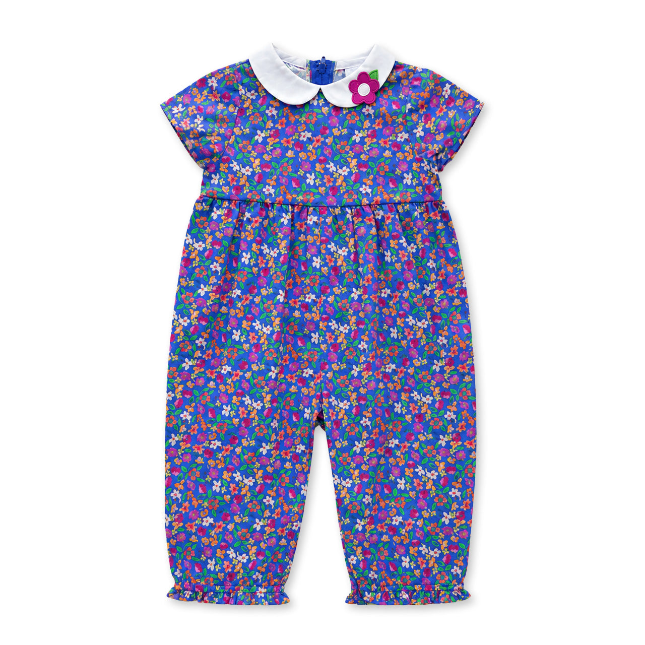 Floral Print Longall with Collar