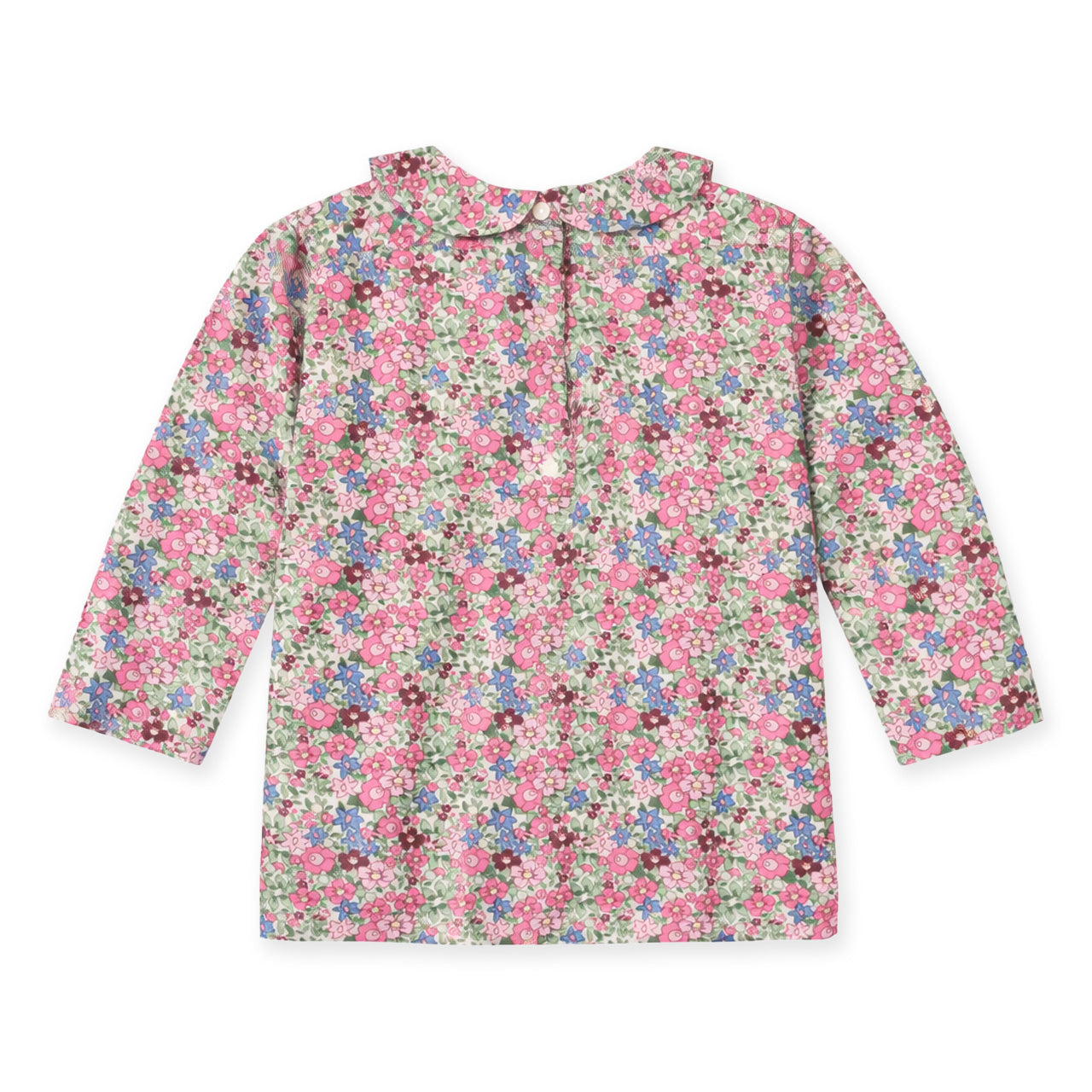 Floral Knit Long Sleeve Blouse