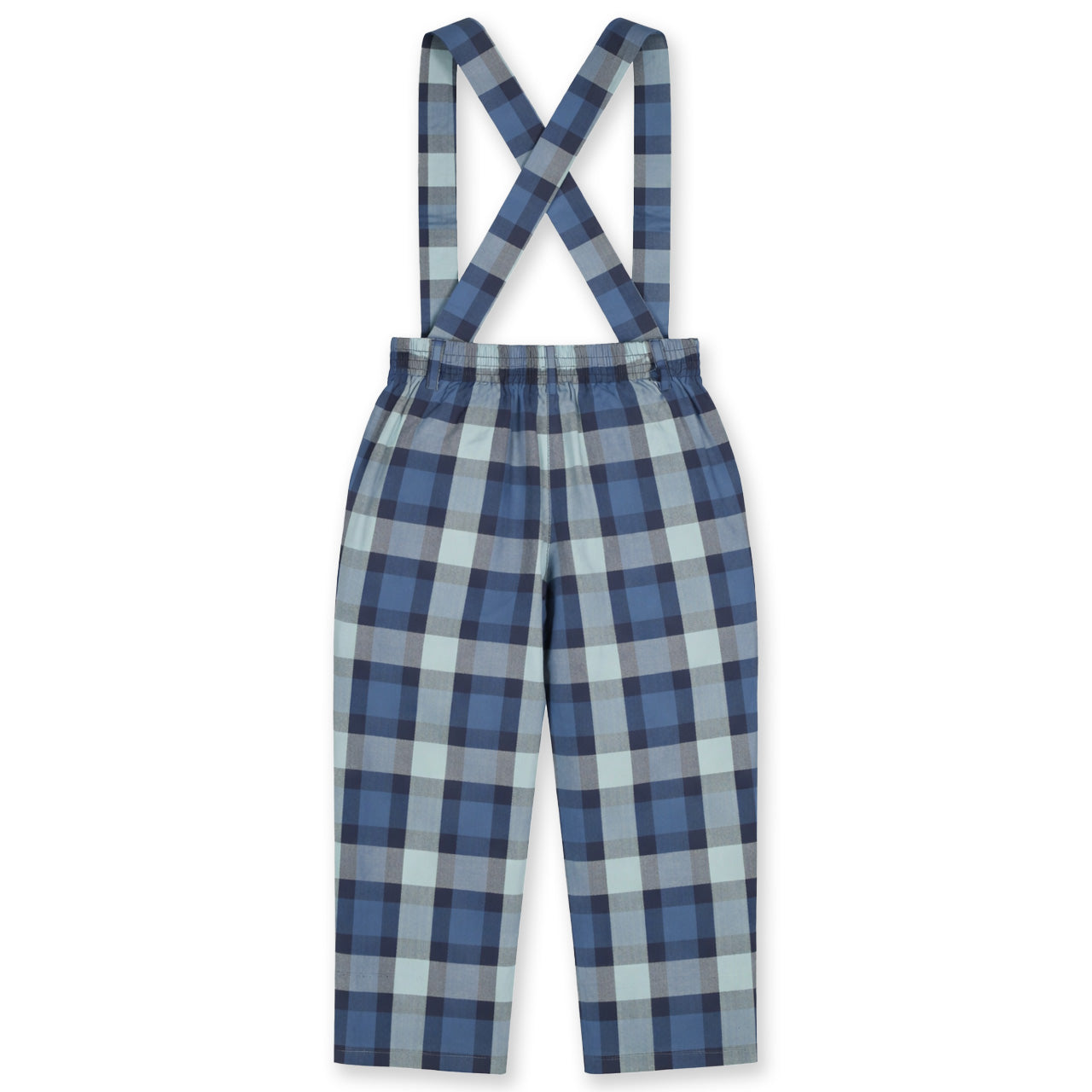 Plaid Pant with Removable Suspenders