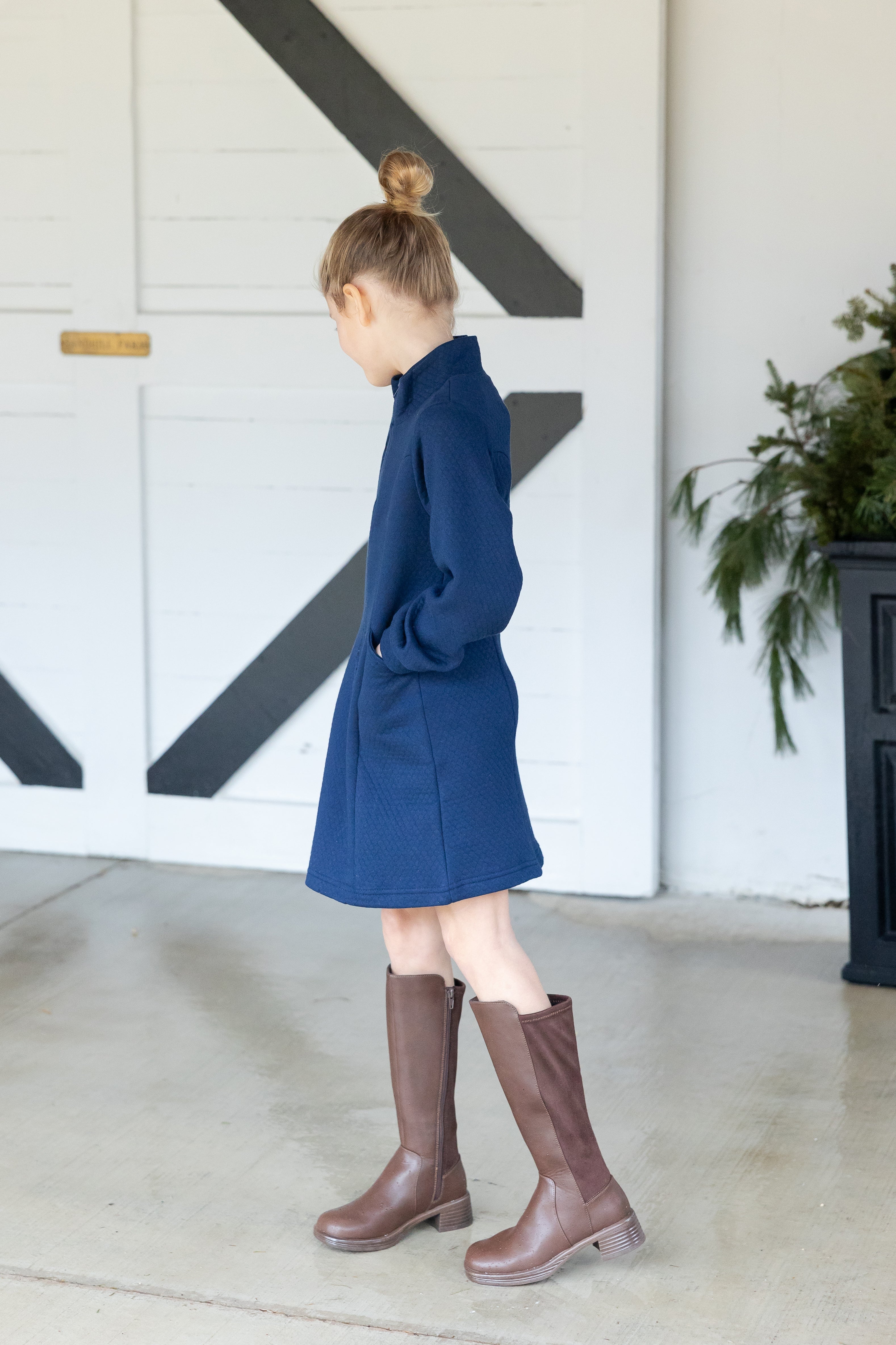 Jacquard Knit Dress