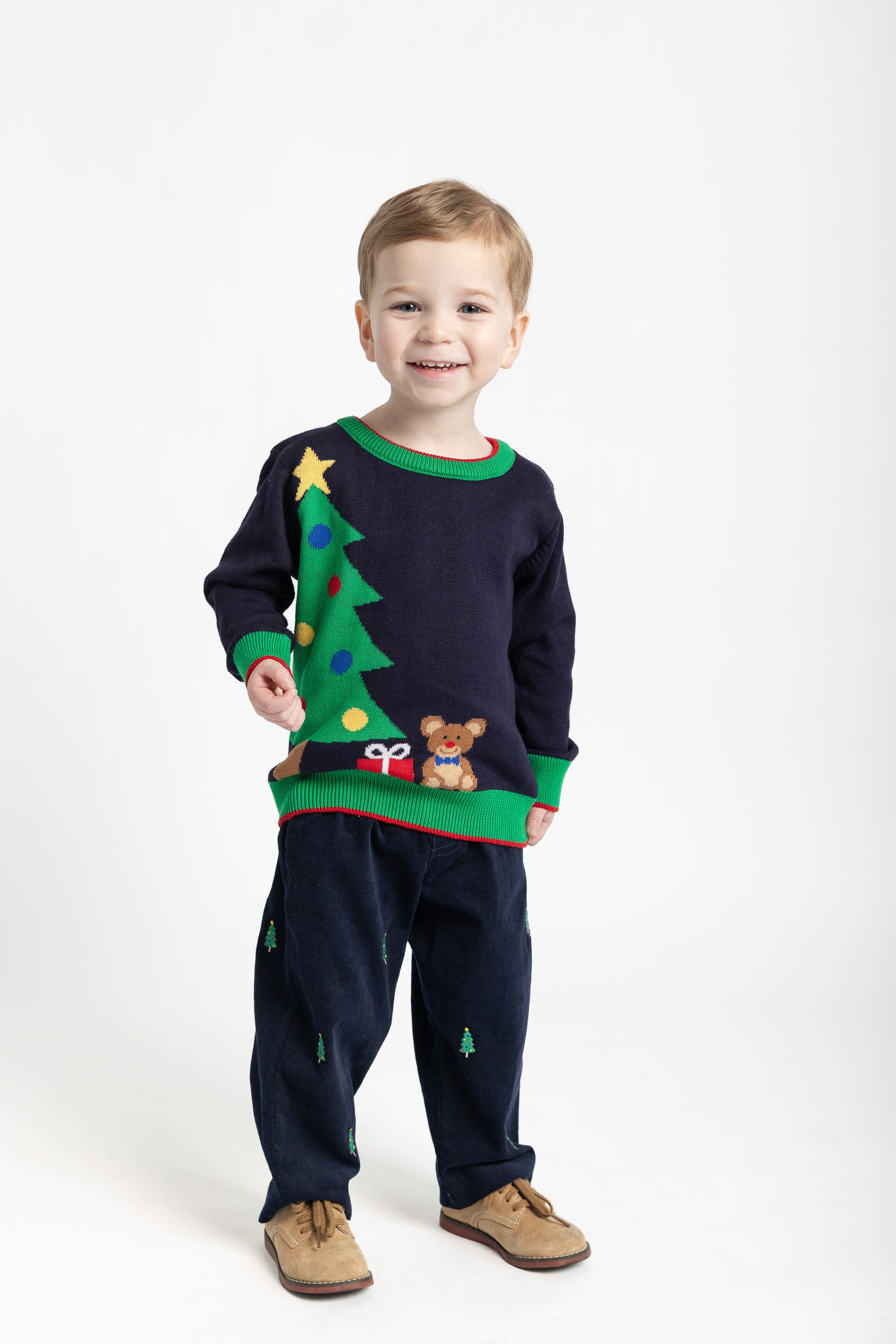 Sweater with Christmas Tree