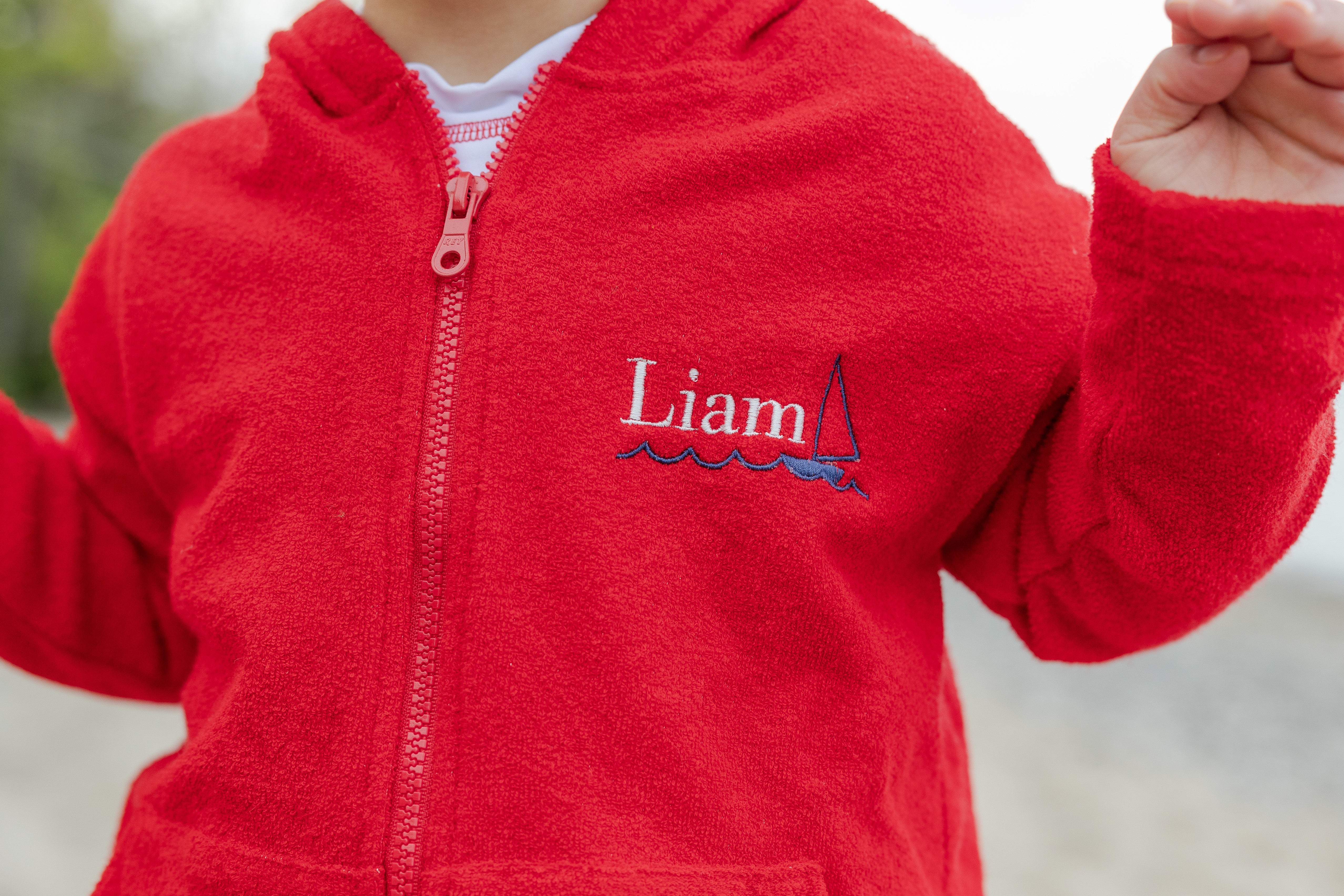 Knitted Terry Hooded Coverup