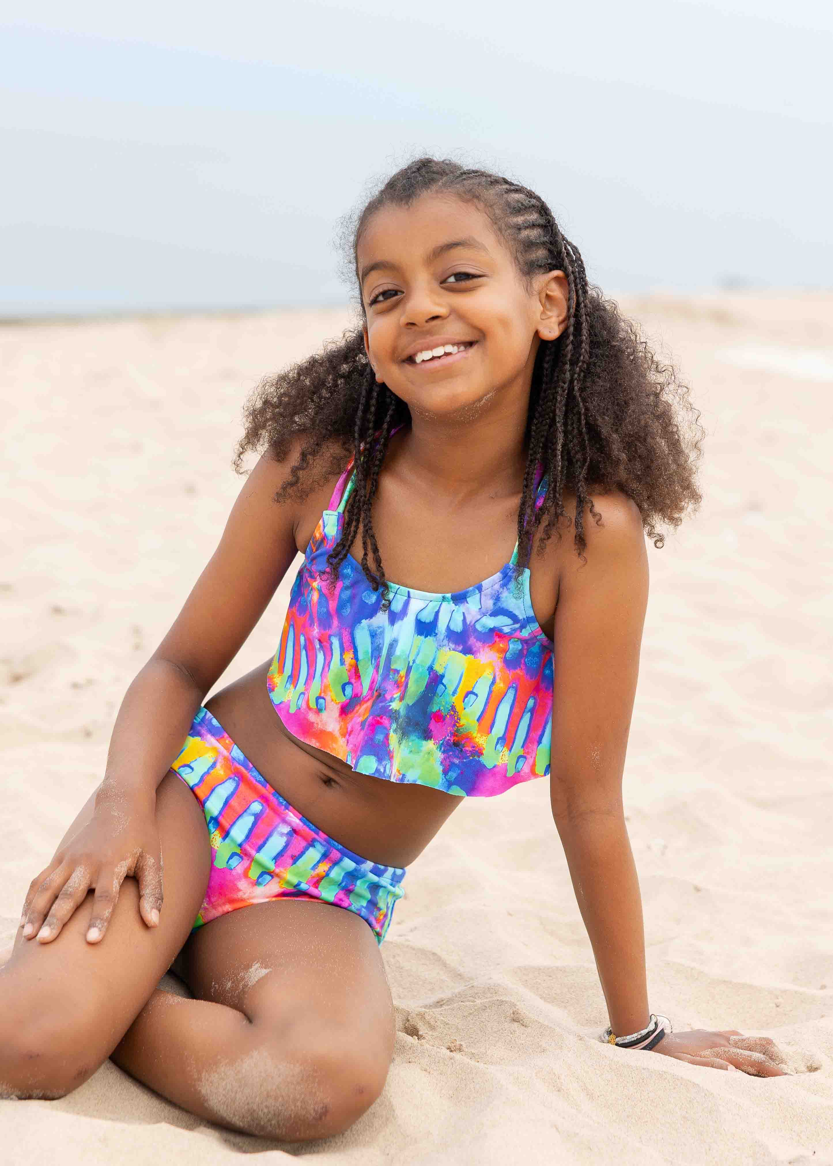 Tie Dye Flutter Bikini