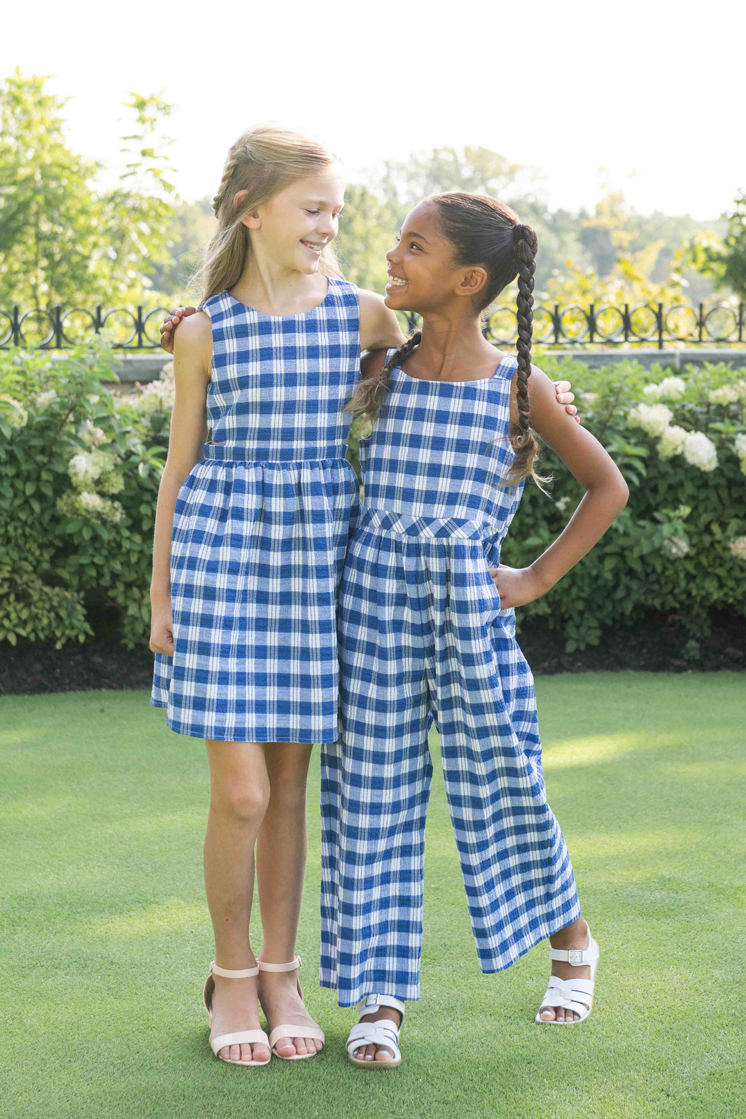 Plaid Seersucker Jumpsuit  Florence Eiseman