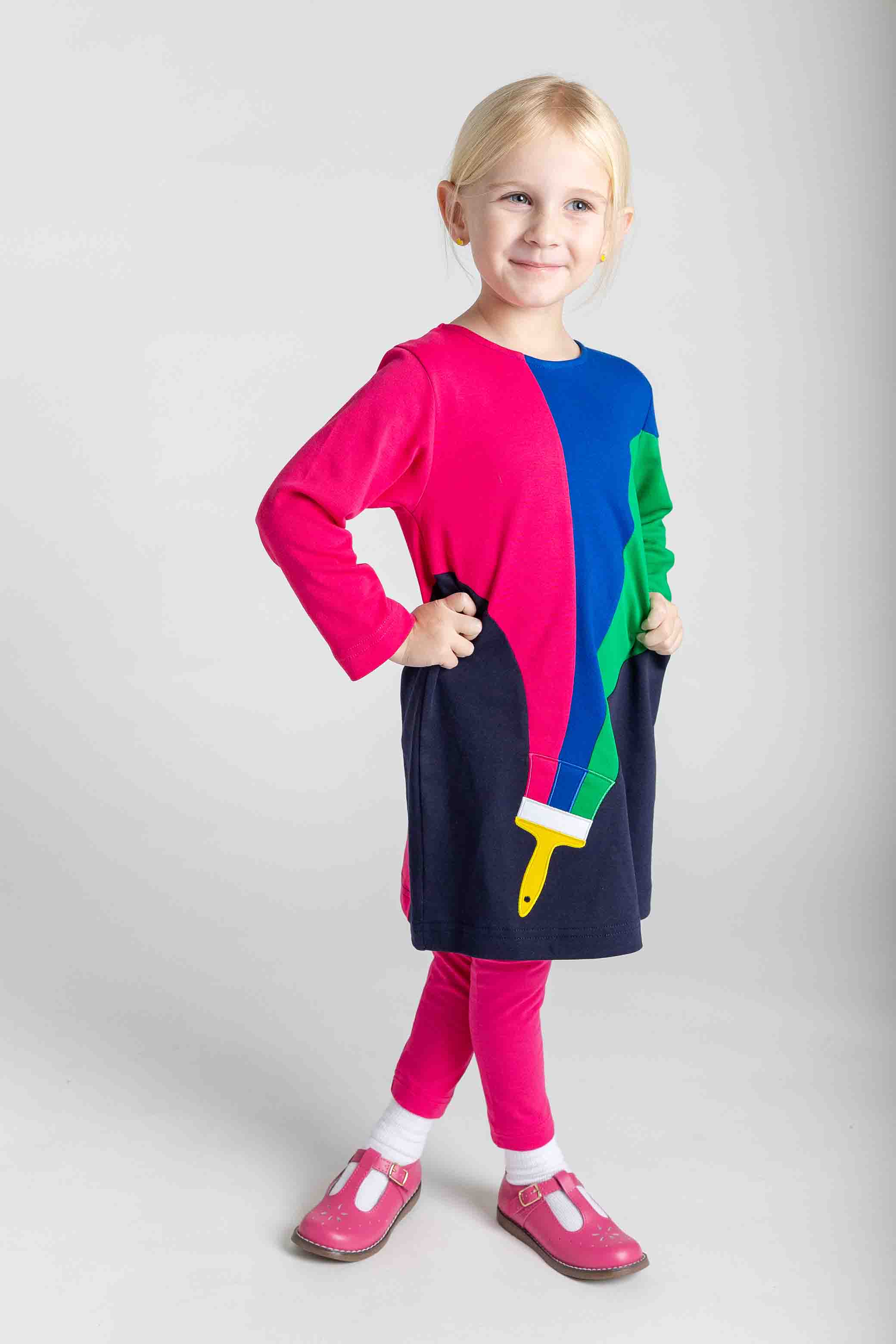Knit Dress With Paintbrush | Florence Eiseman