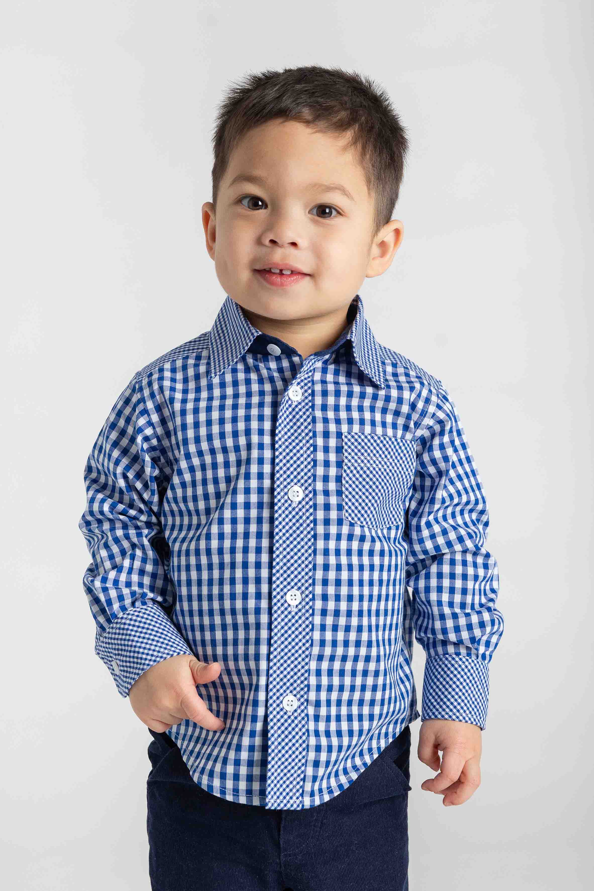 Gingham Button Down Shirt