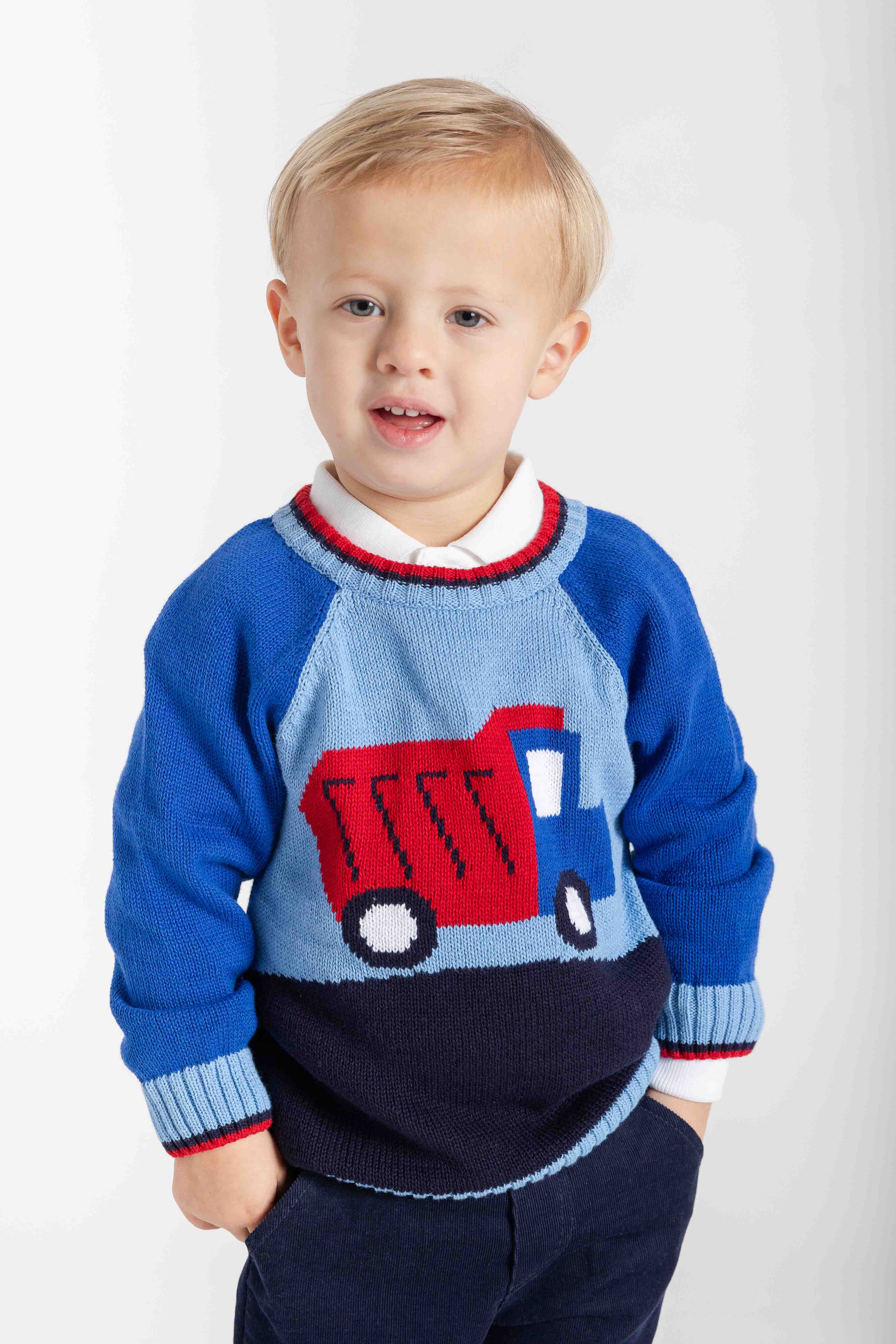 Sweater With Dump Truck