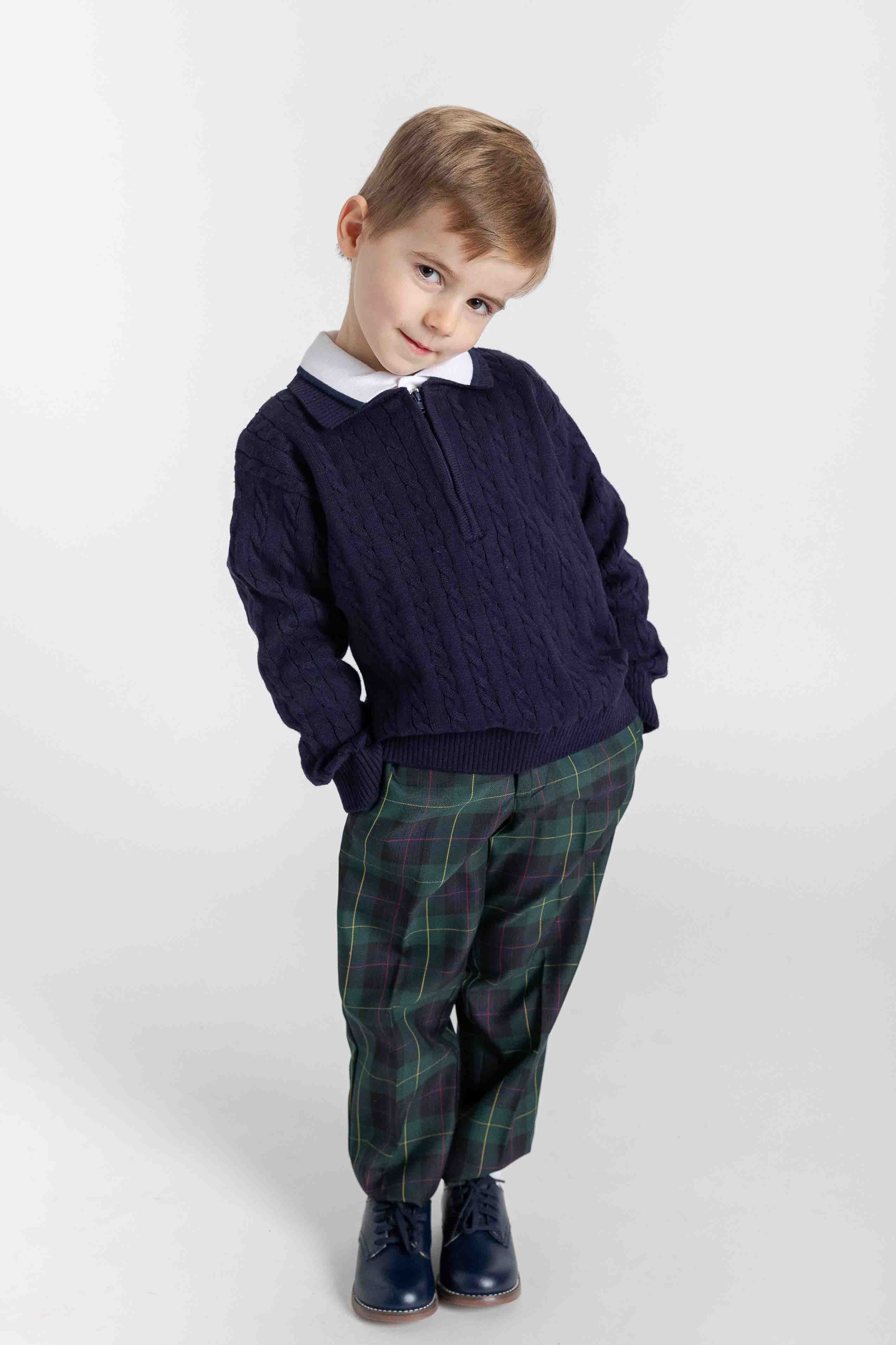 Polo Cable Sweater