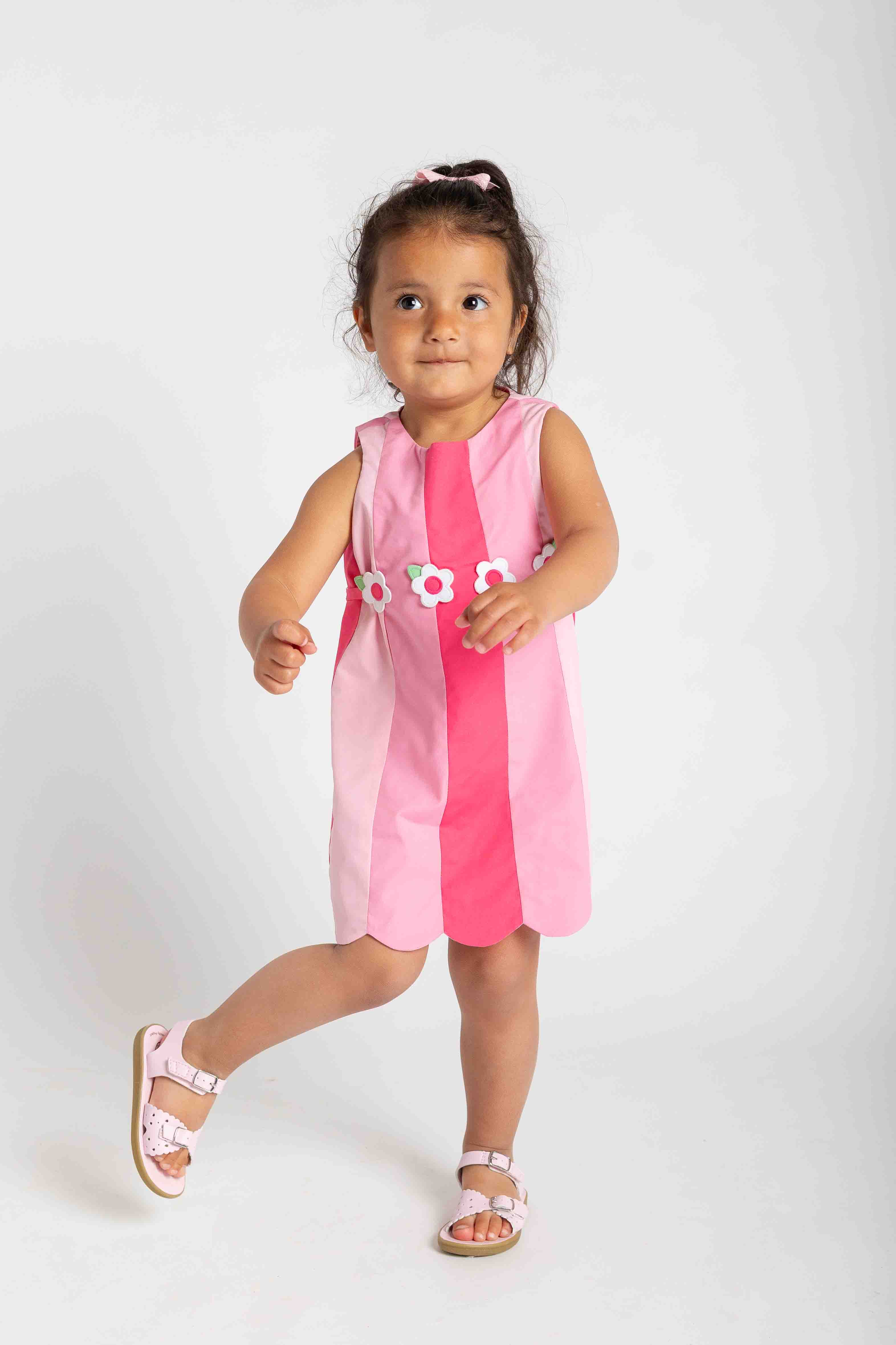 Poplin Panel Dress