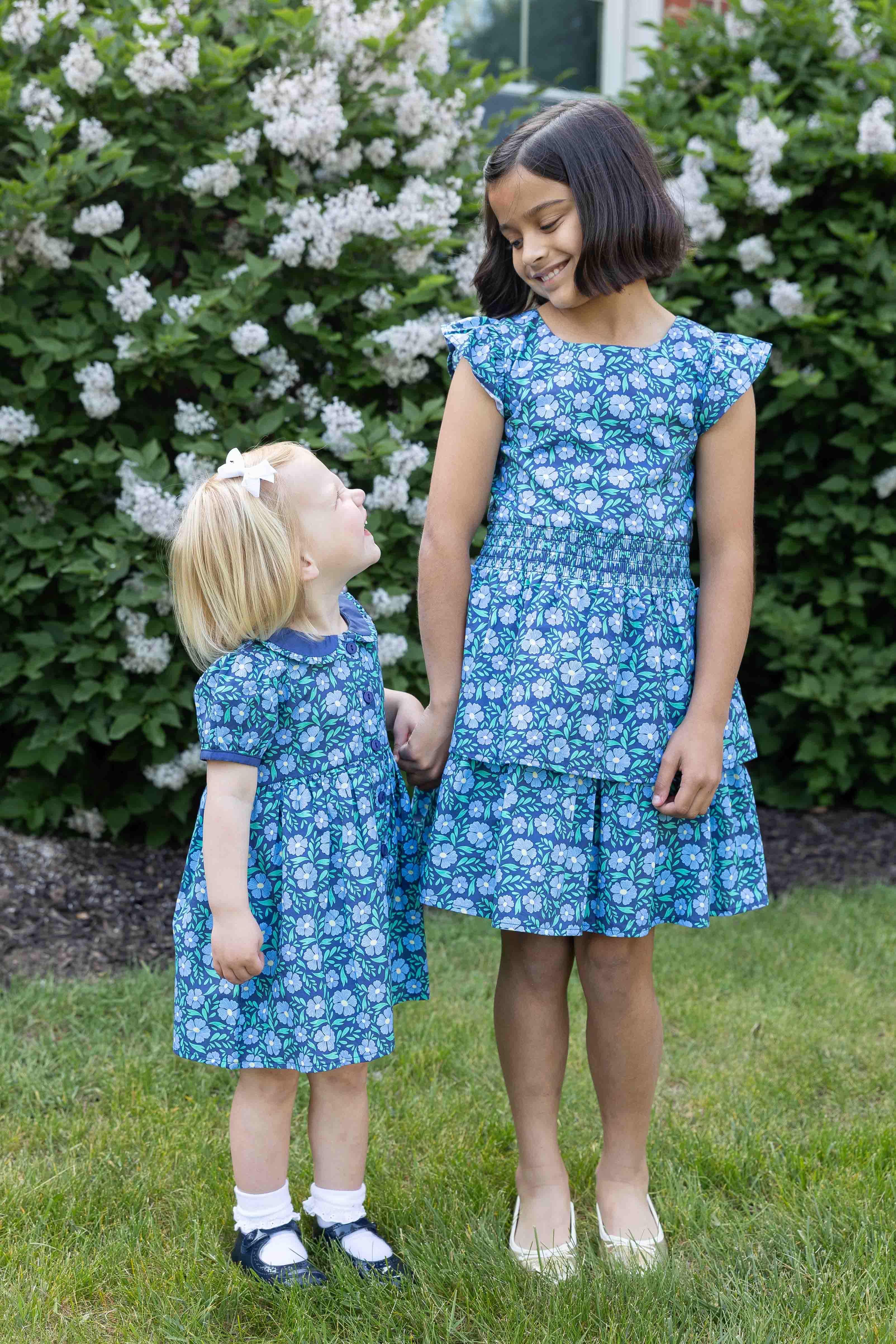 Floral Print Dress With Waist Rouching