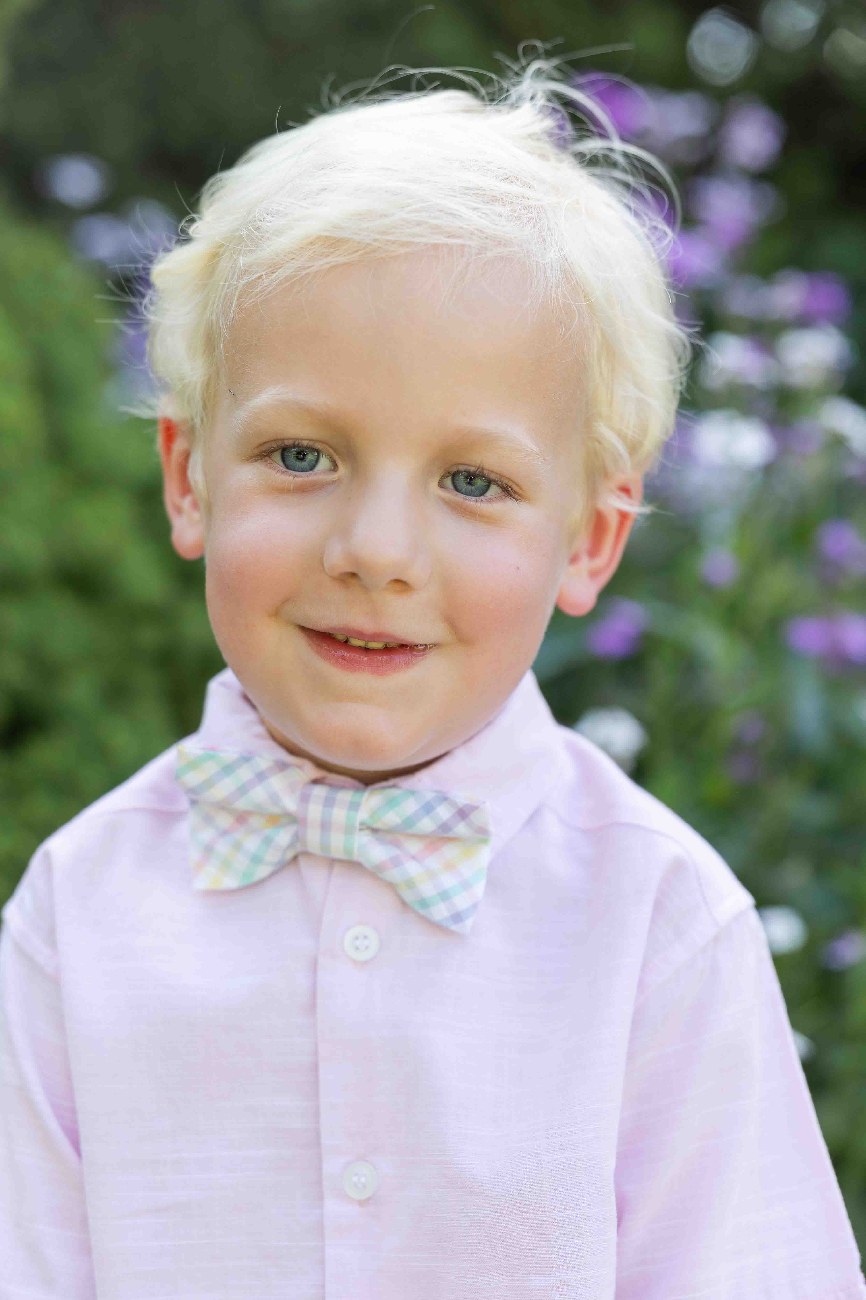Plaid Seersucker Adjustable Bow Tie