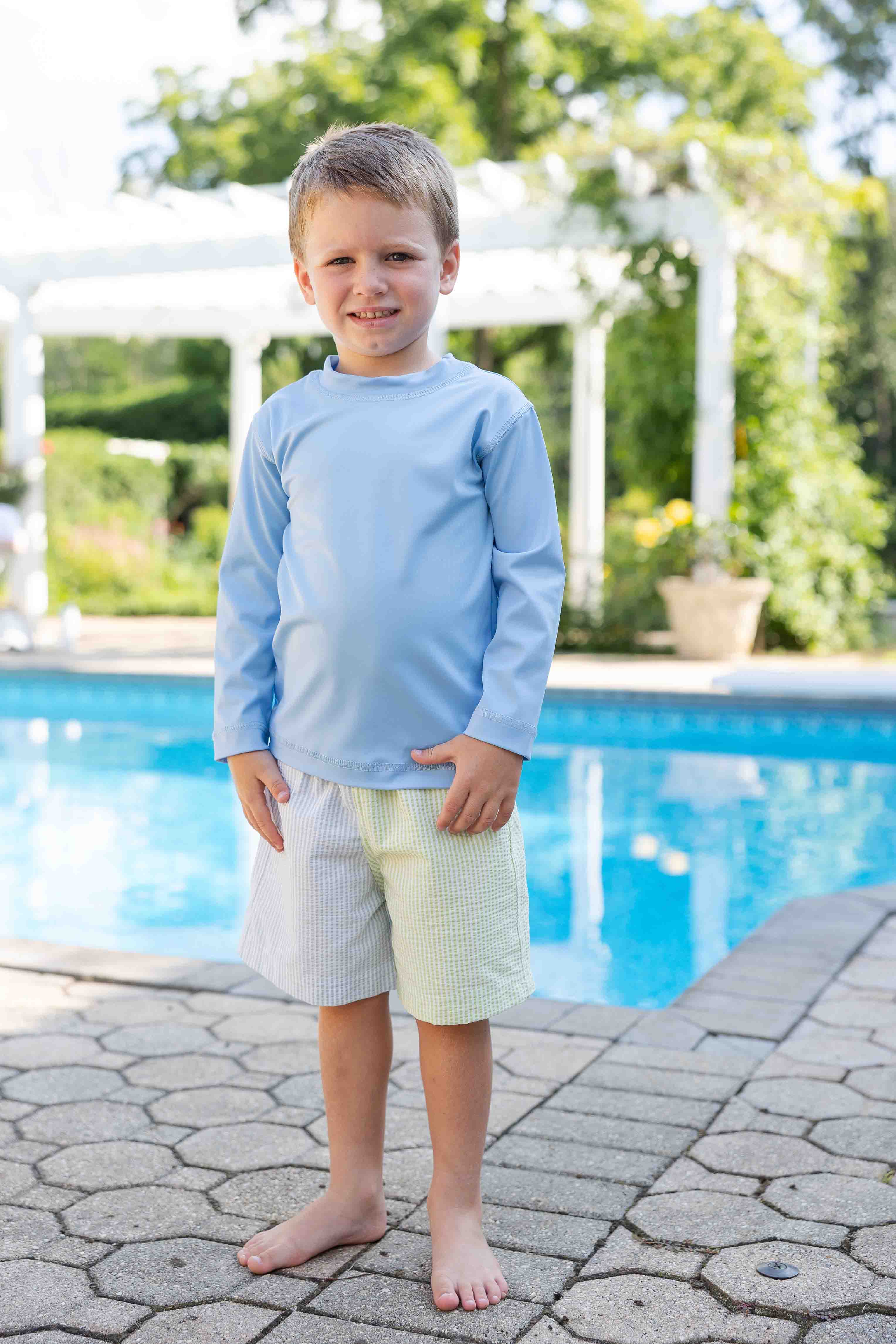 Blue Long Sleeve Rashguard