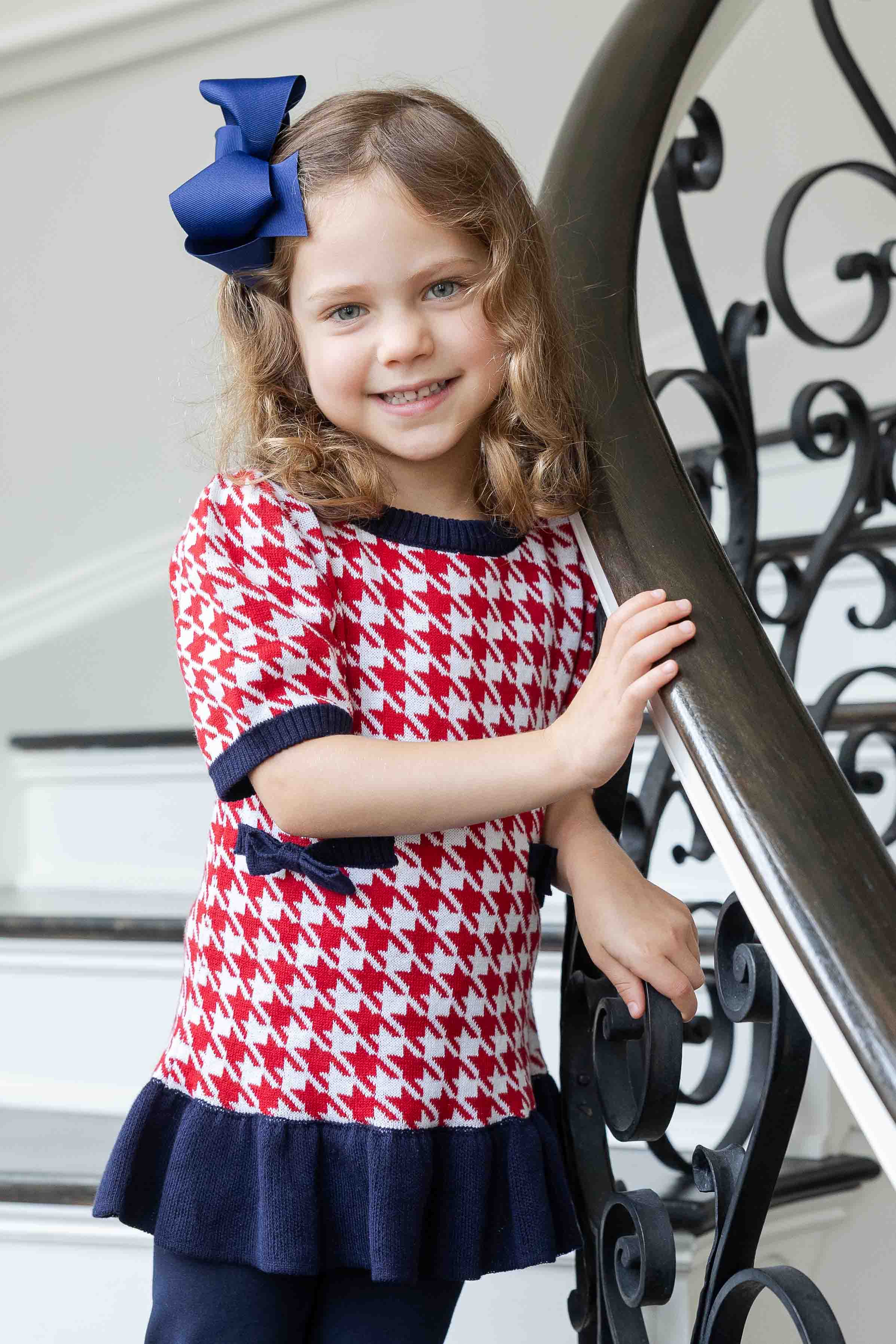 Sweater Tunic Set With Bows