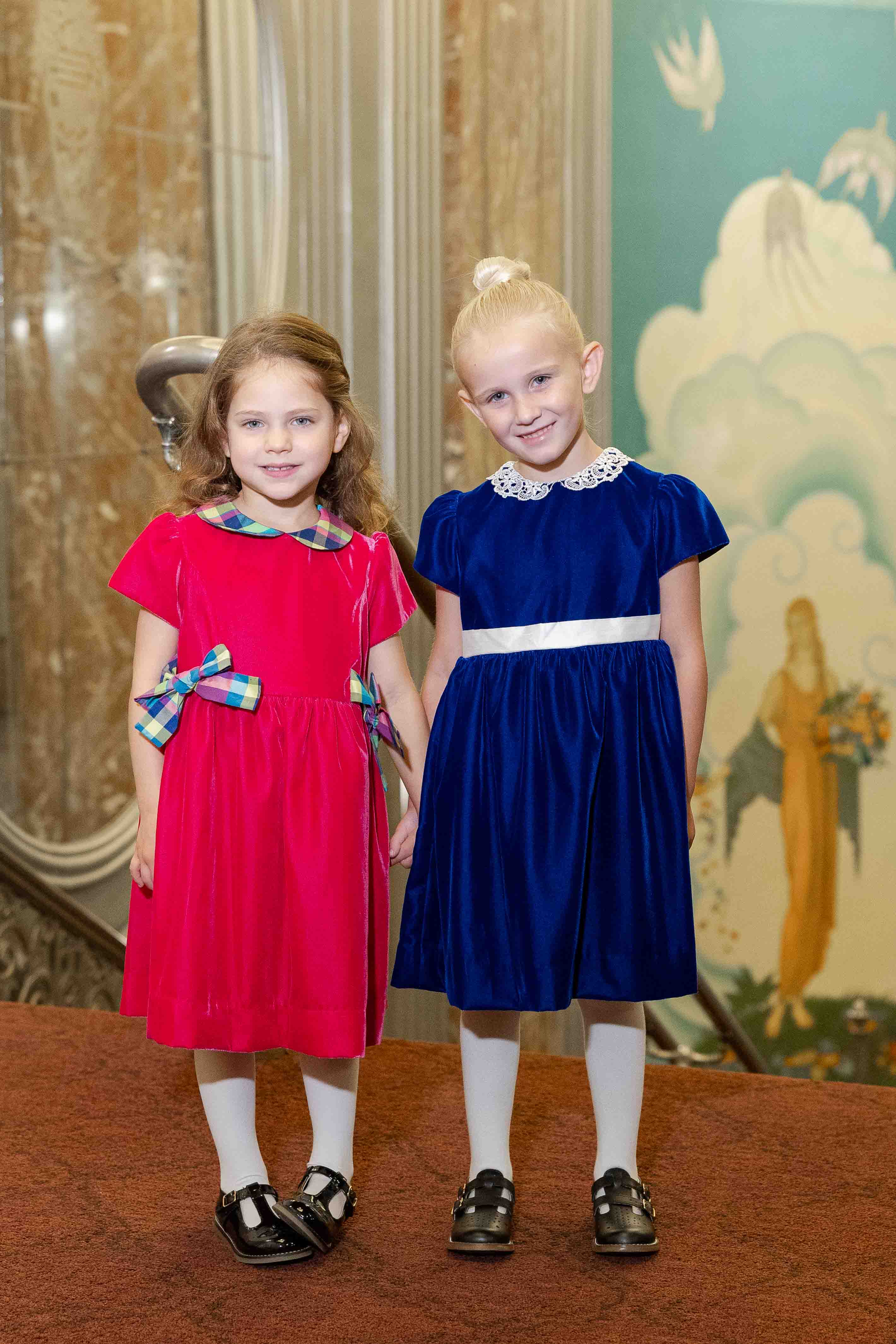 Velvet Dress With Side Bows