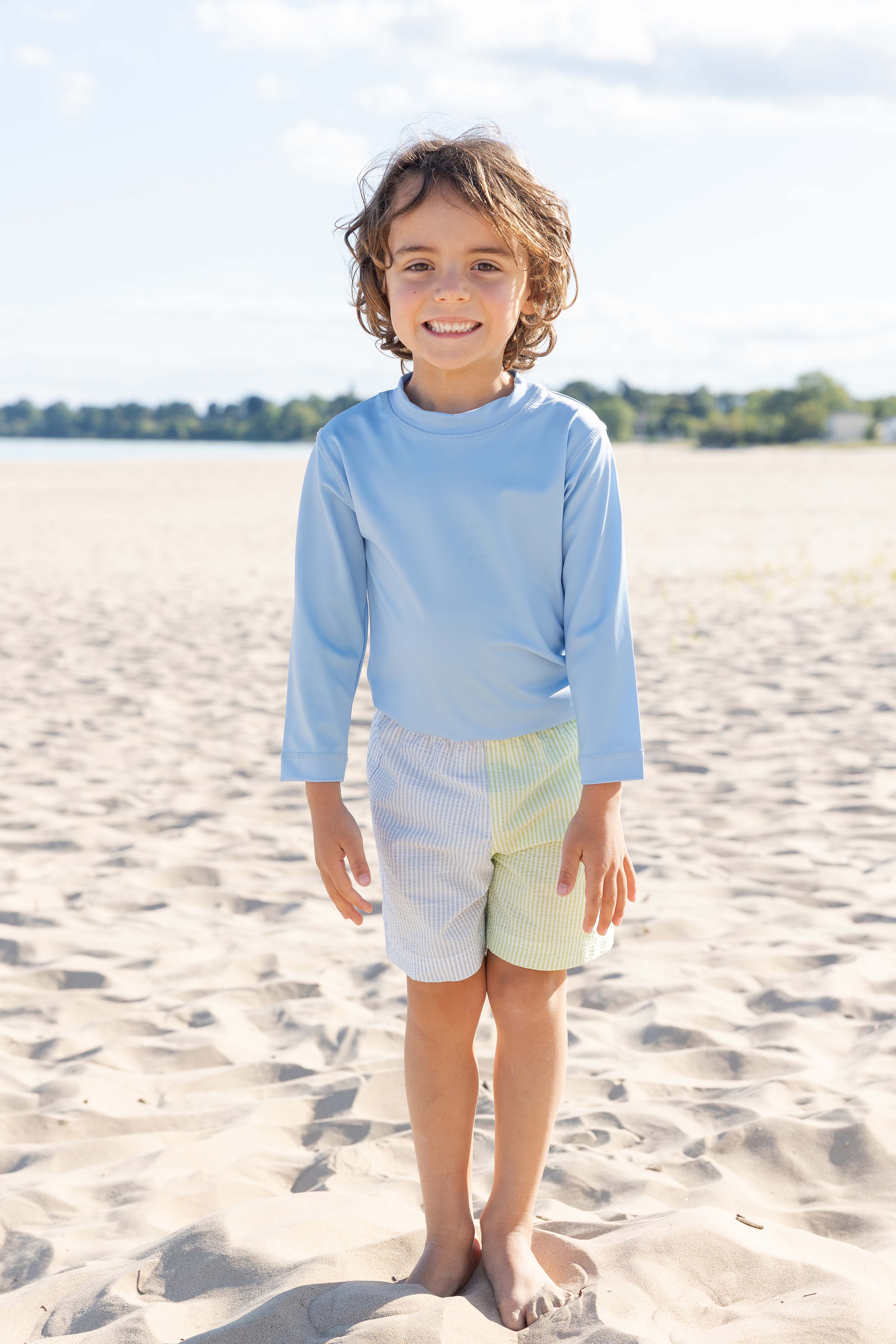 Blue Long Sleeve Rashguard