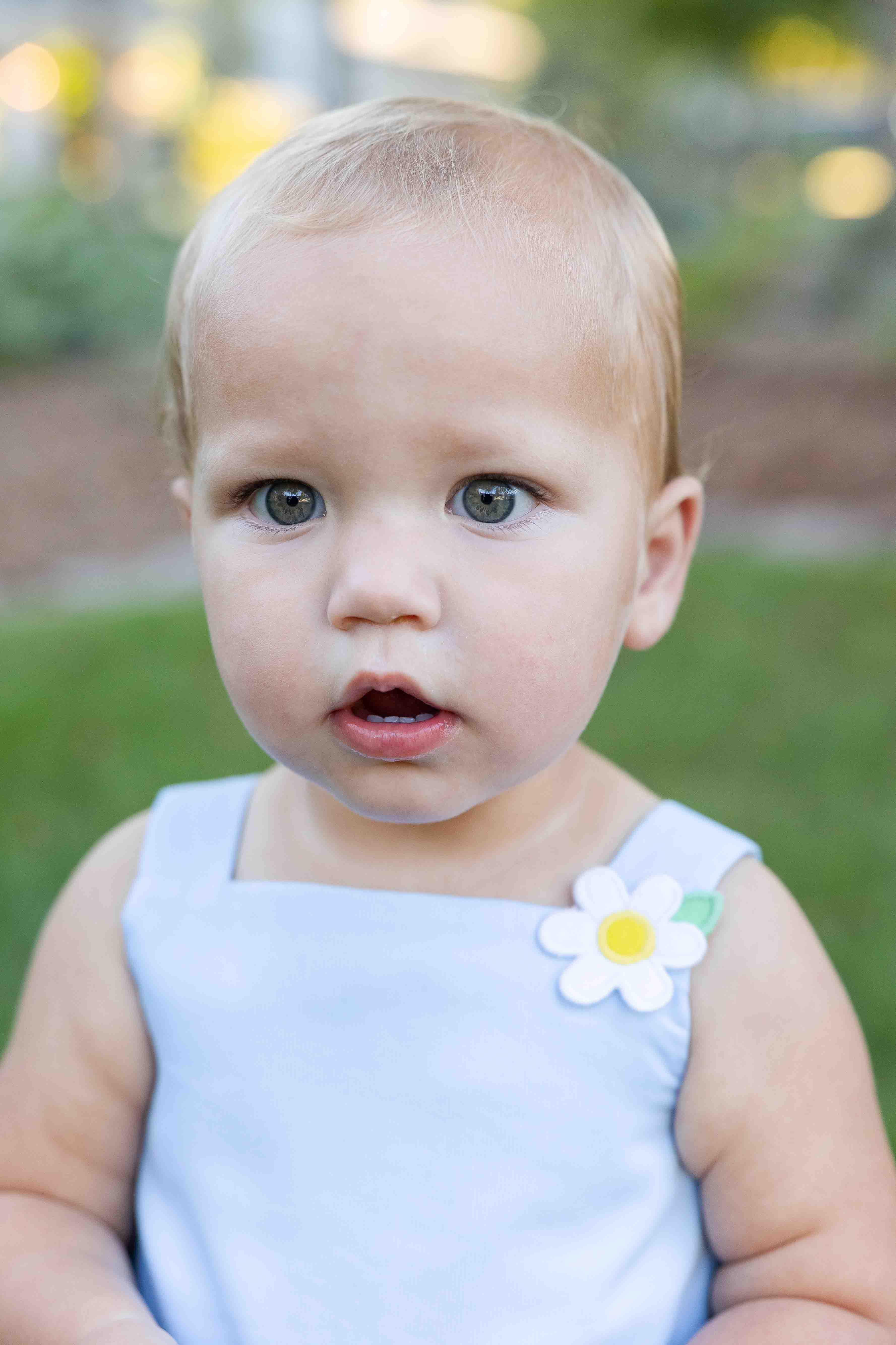 Pique Dress & Bloomer with Daisies