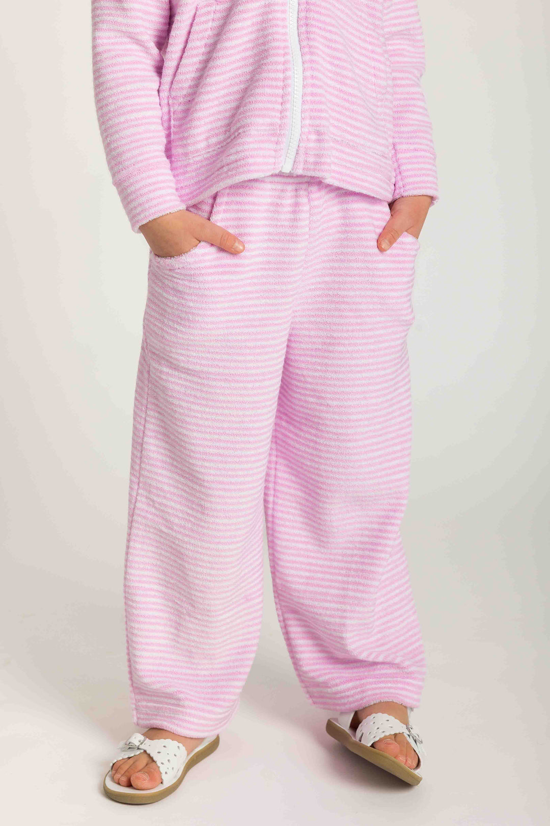 Stripe Terry Wide Leg Pant – Florence Eiseman