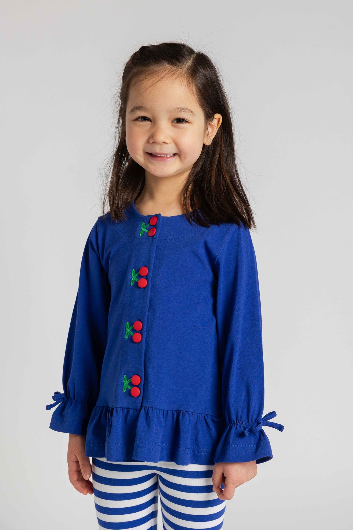 Knit Tunic Set with Cherries