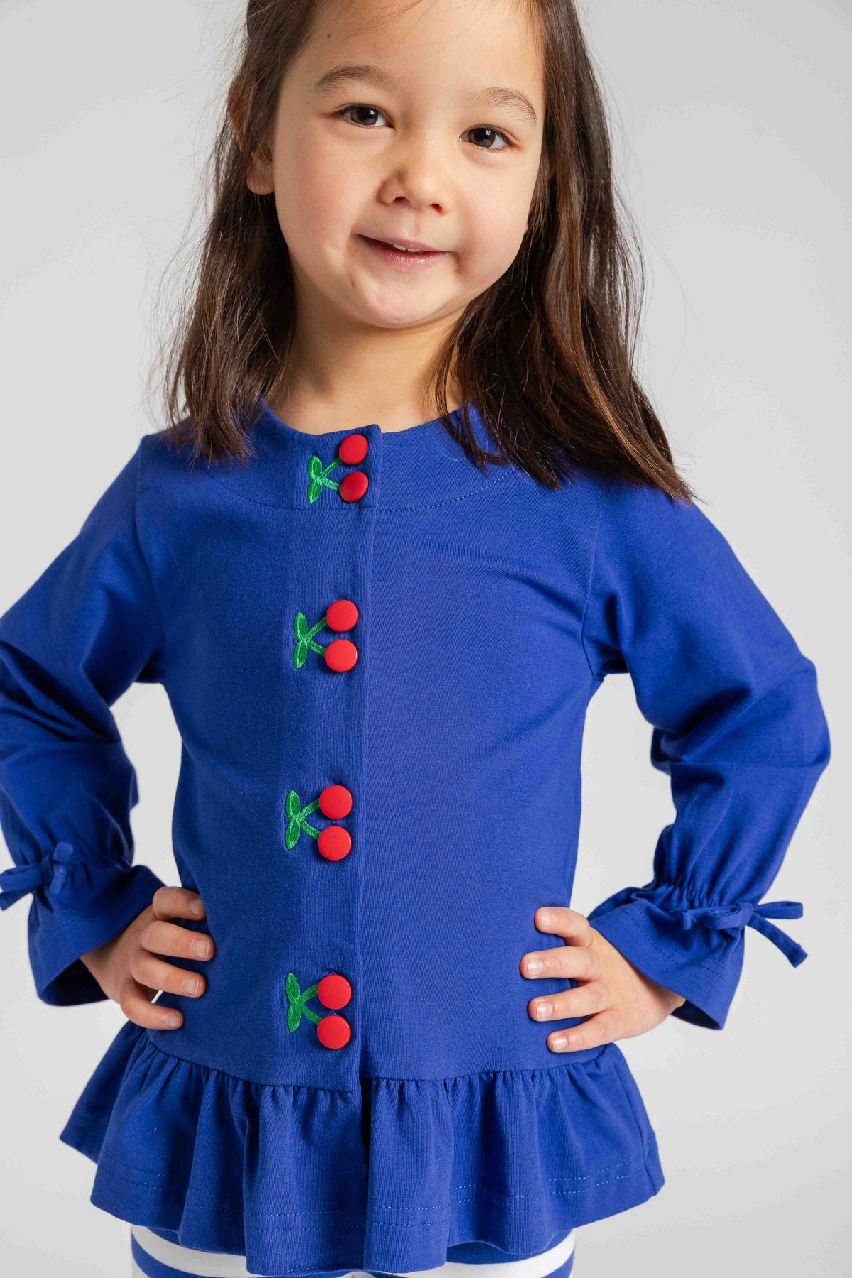 Knit Tunic Set with Cherries