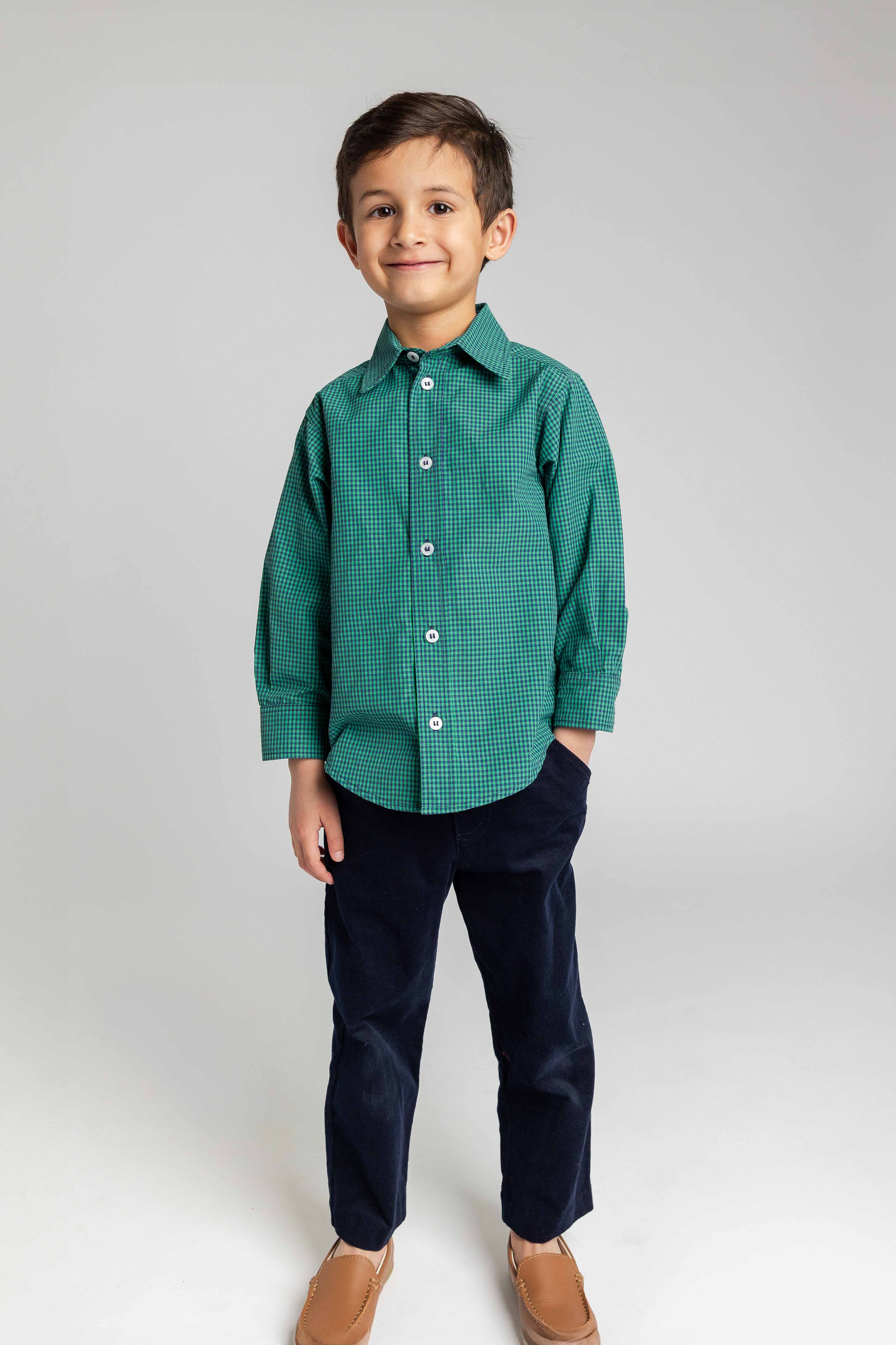 Check Button Down Shirt