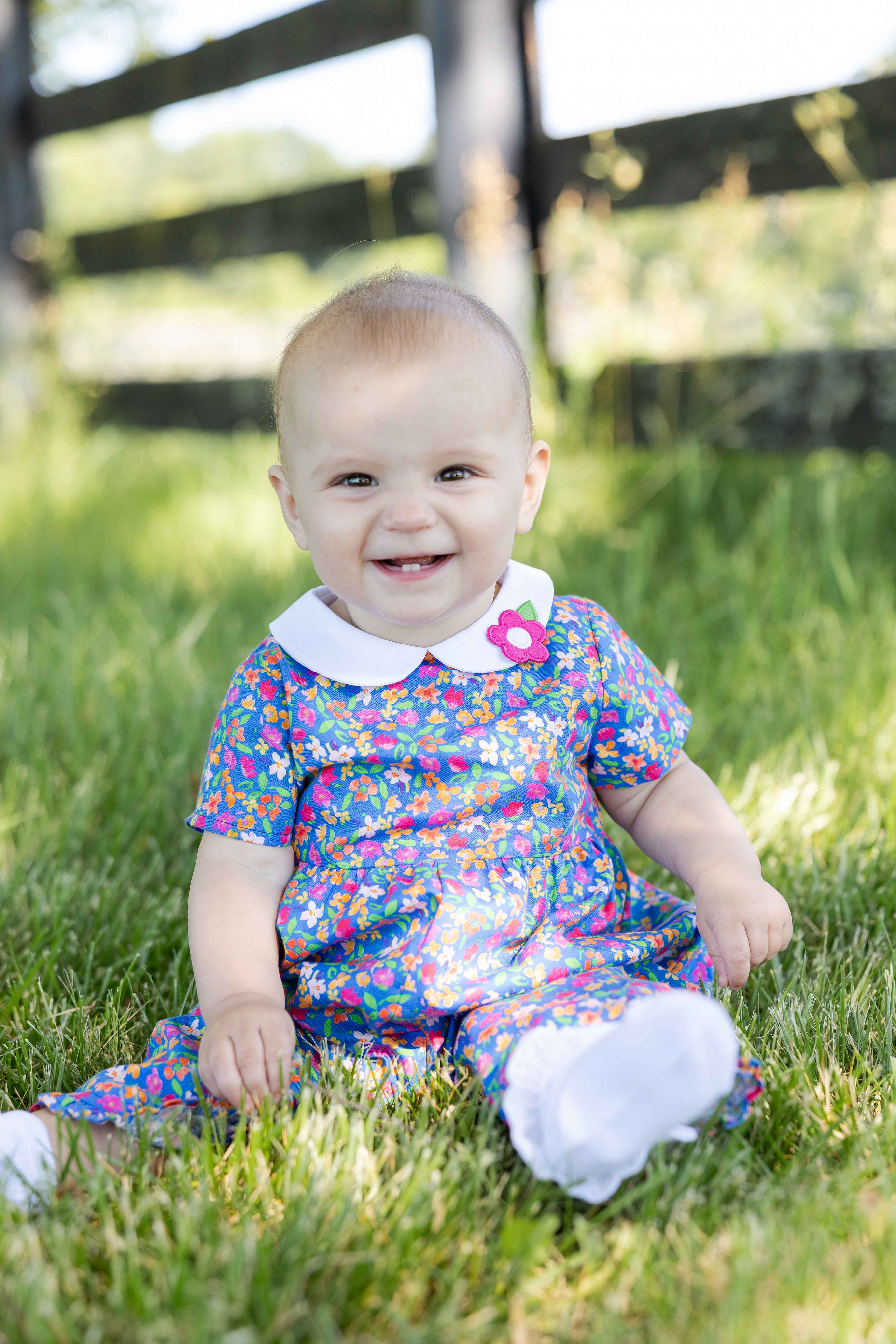 Floral Print Longall with Collar