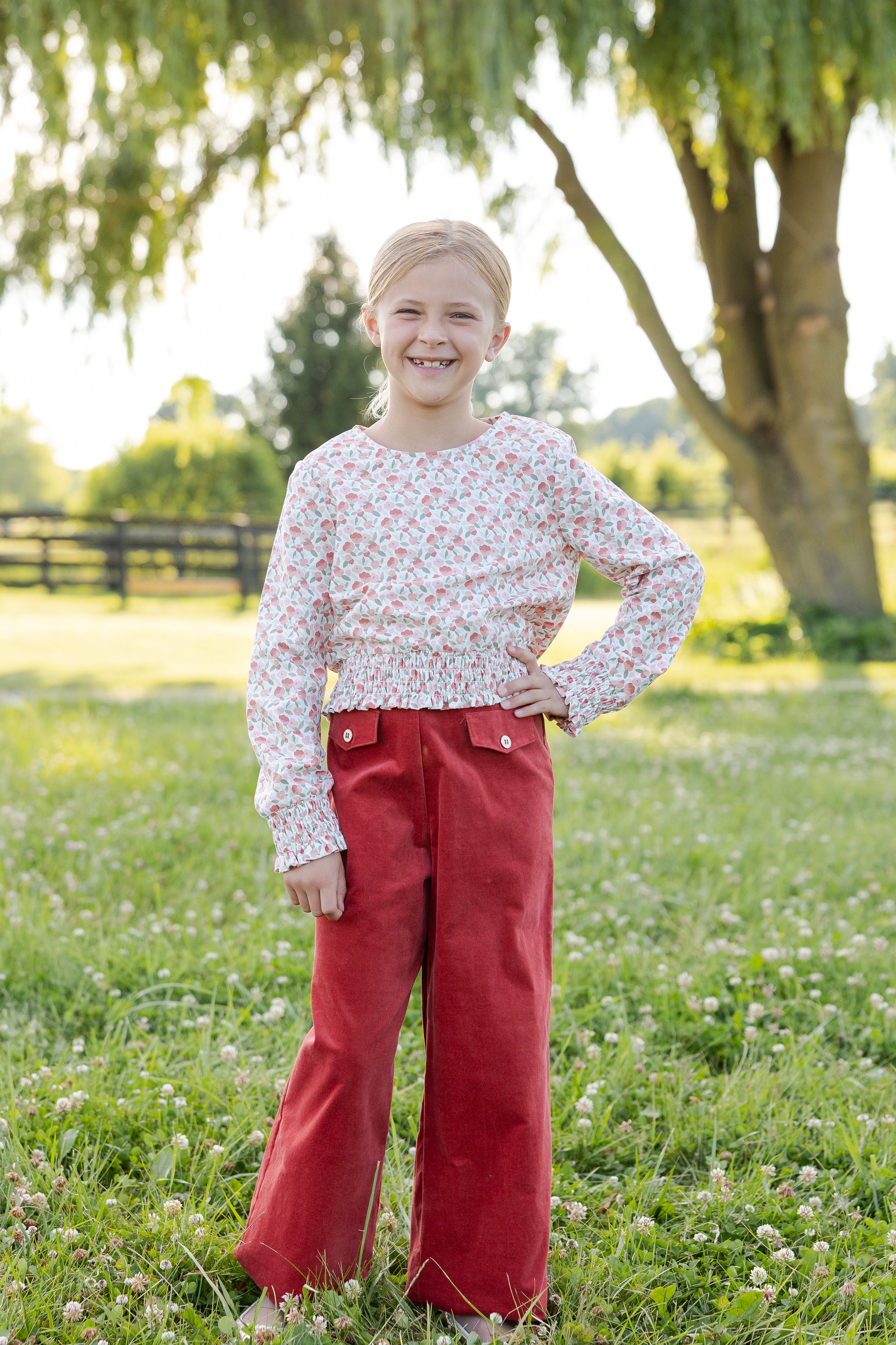 Velvet Wide Leg Pants