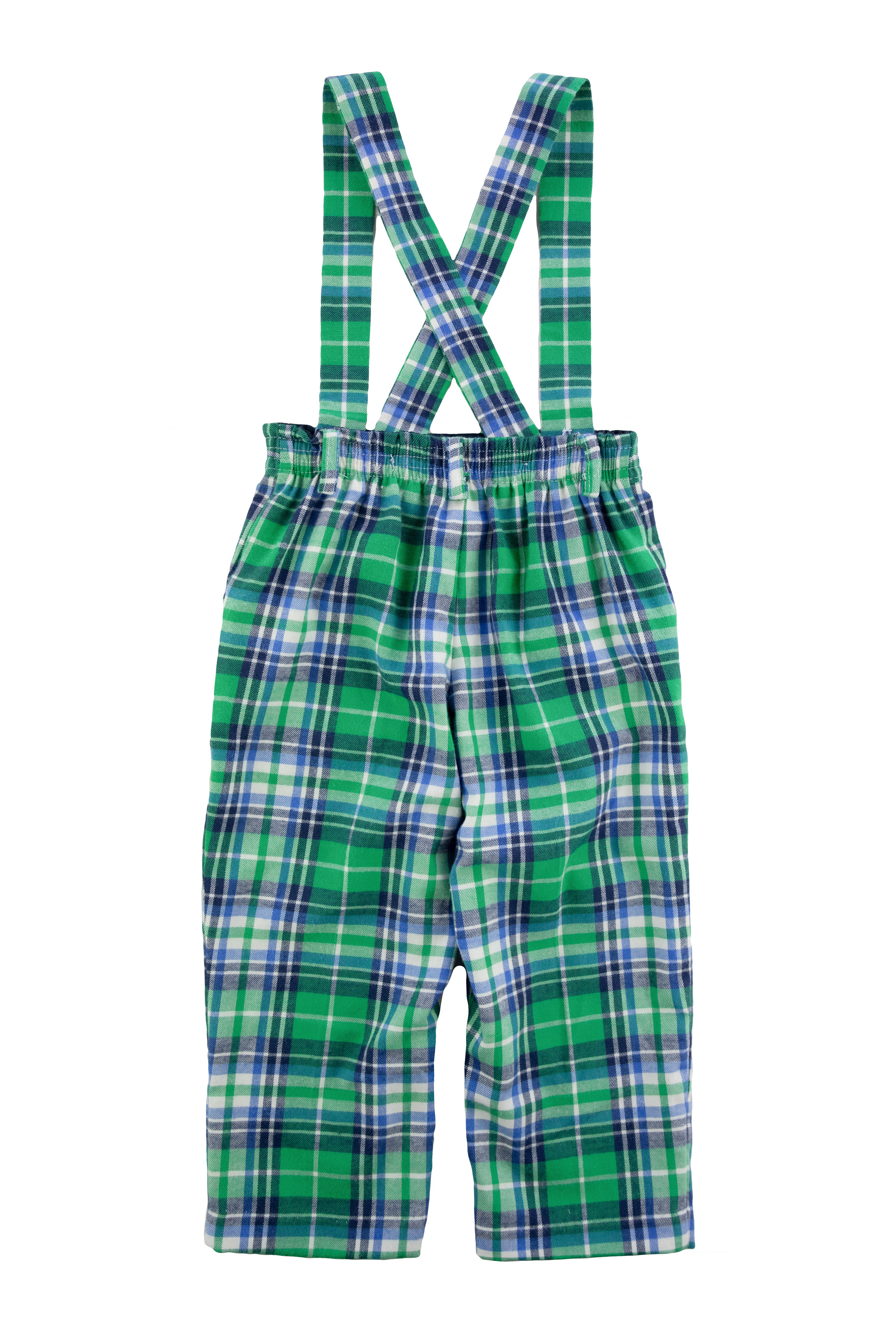 Plaid Pant With Removable Suspenders