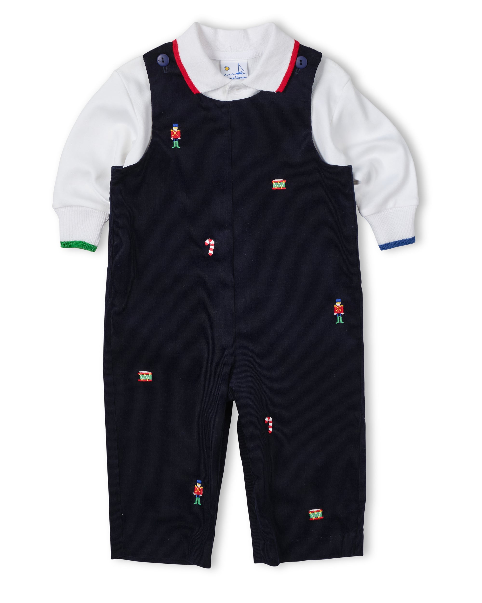 Corduroy Longall w/ Allover Embroidery