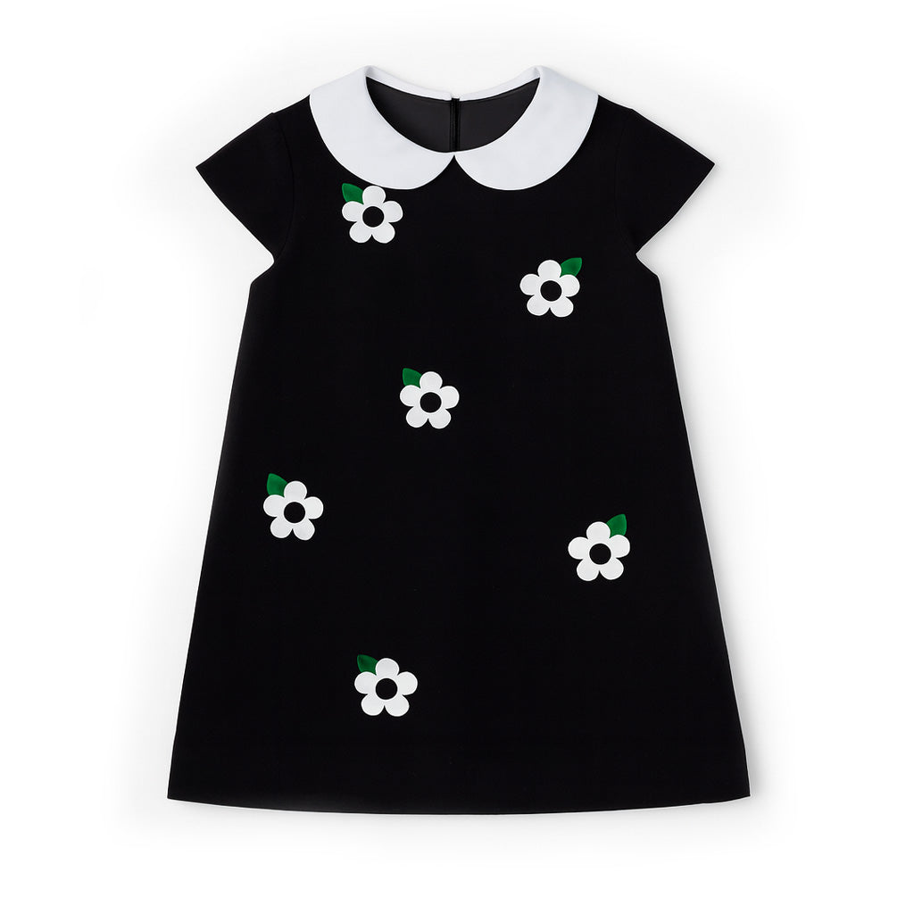 Velvet Dress With Flowers
