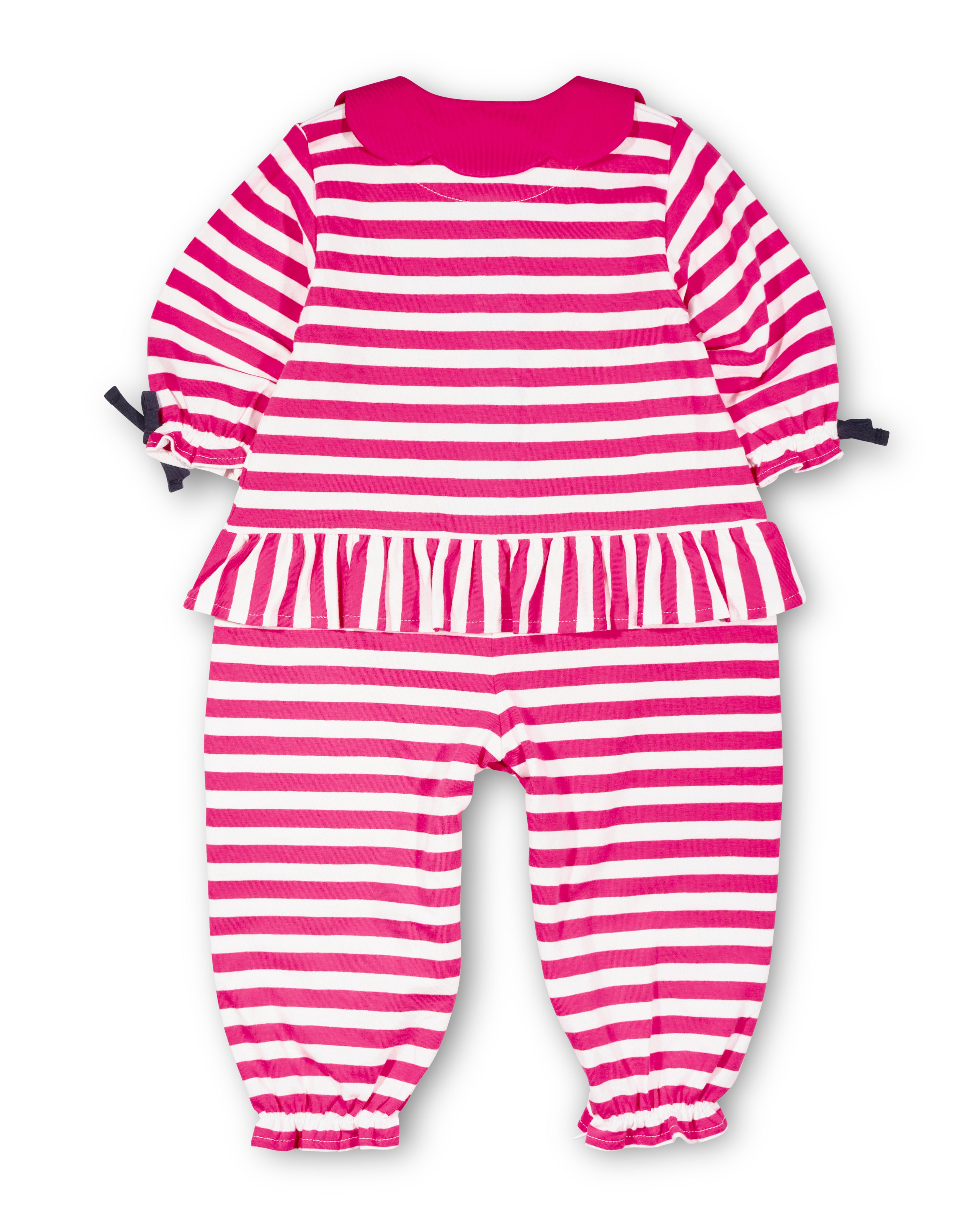 Stripe Knit Longall With Ladybug