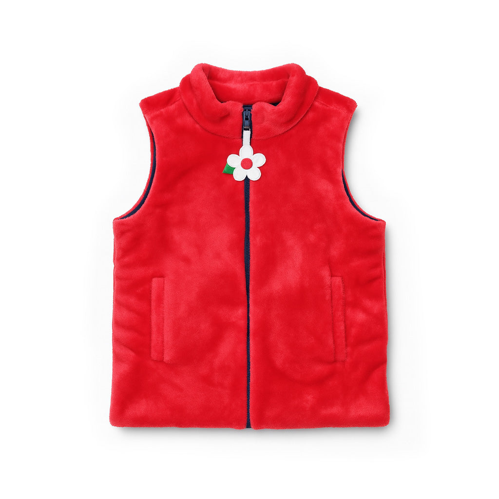 Plush Fleece Zip Up Vest