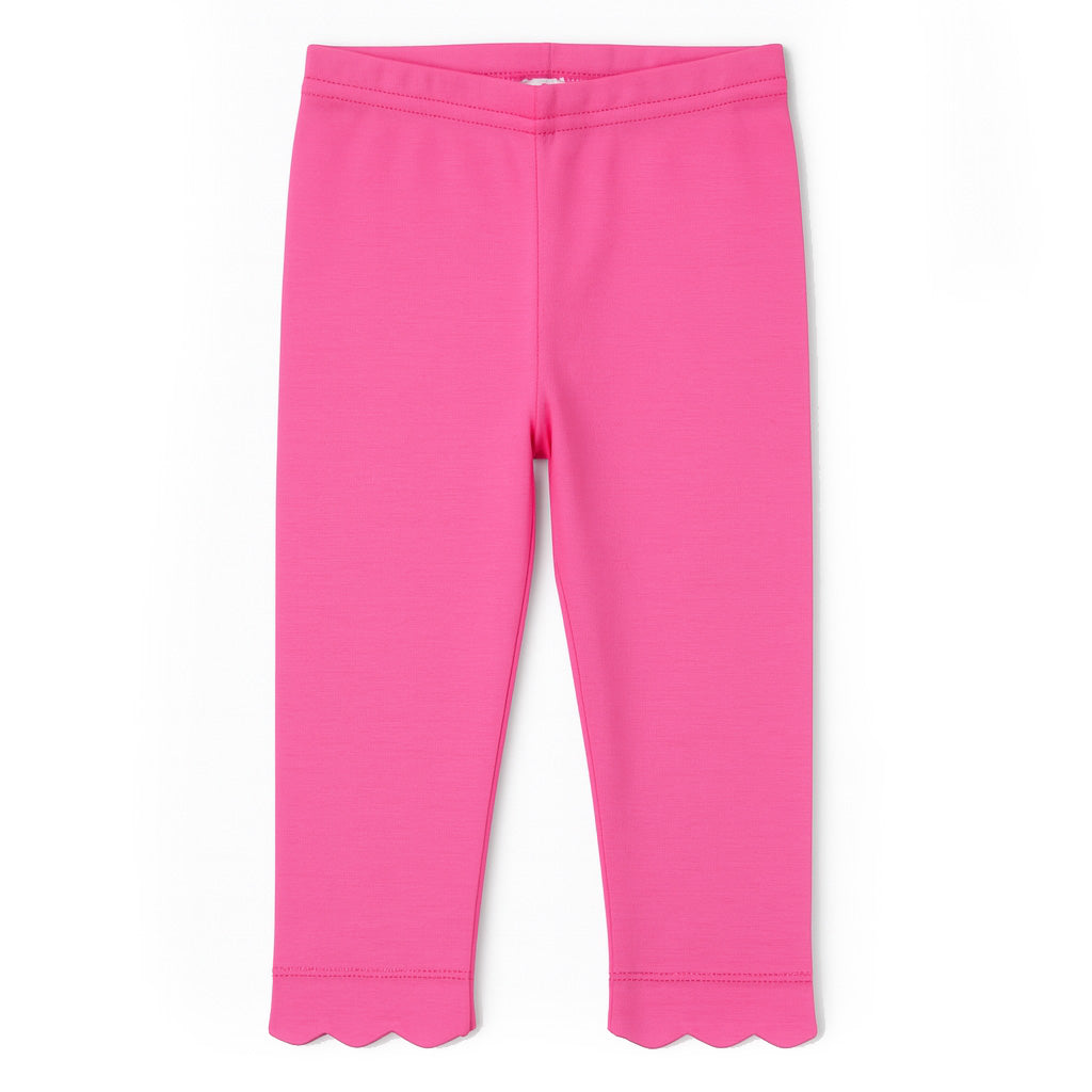 Legging With Scallop Hem