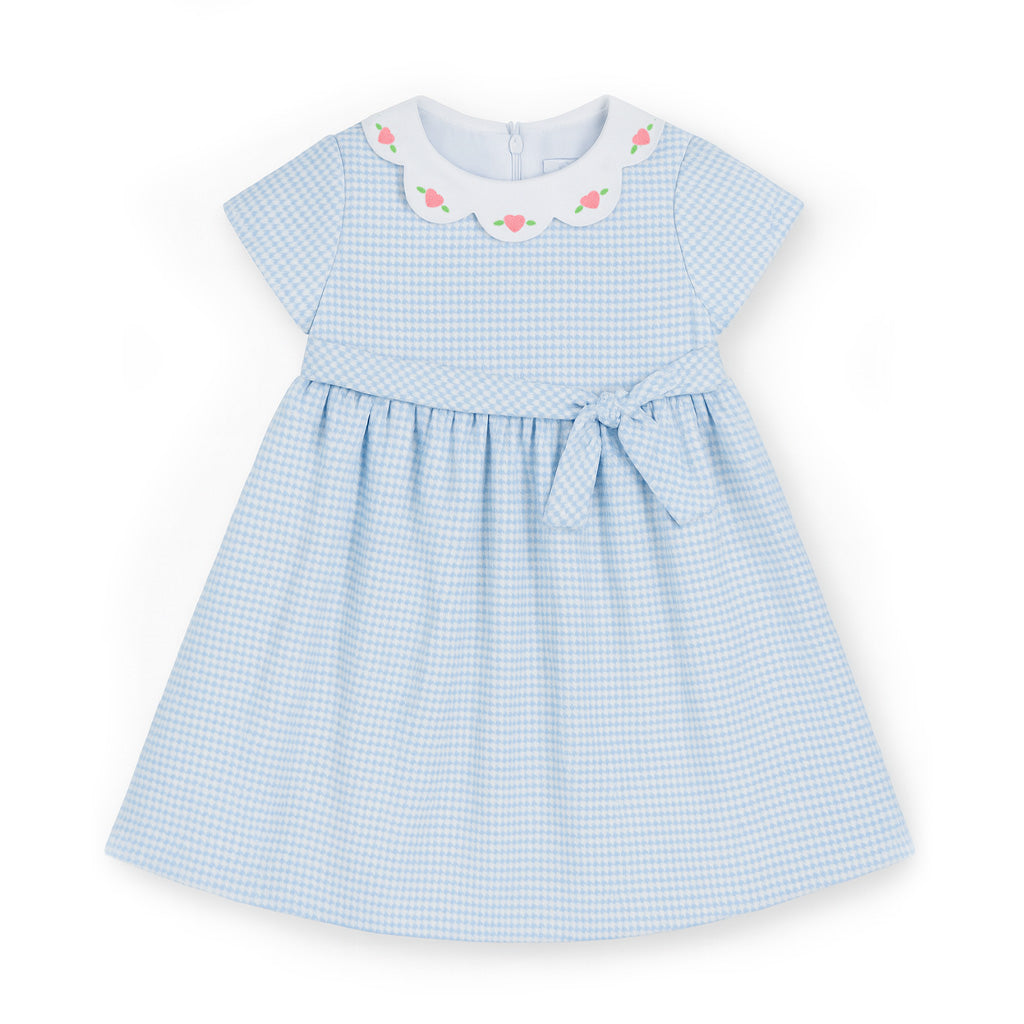 Houndstooth Dress With Hearts