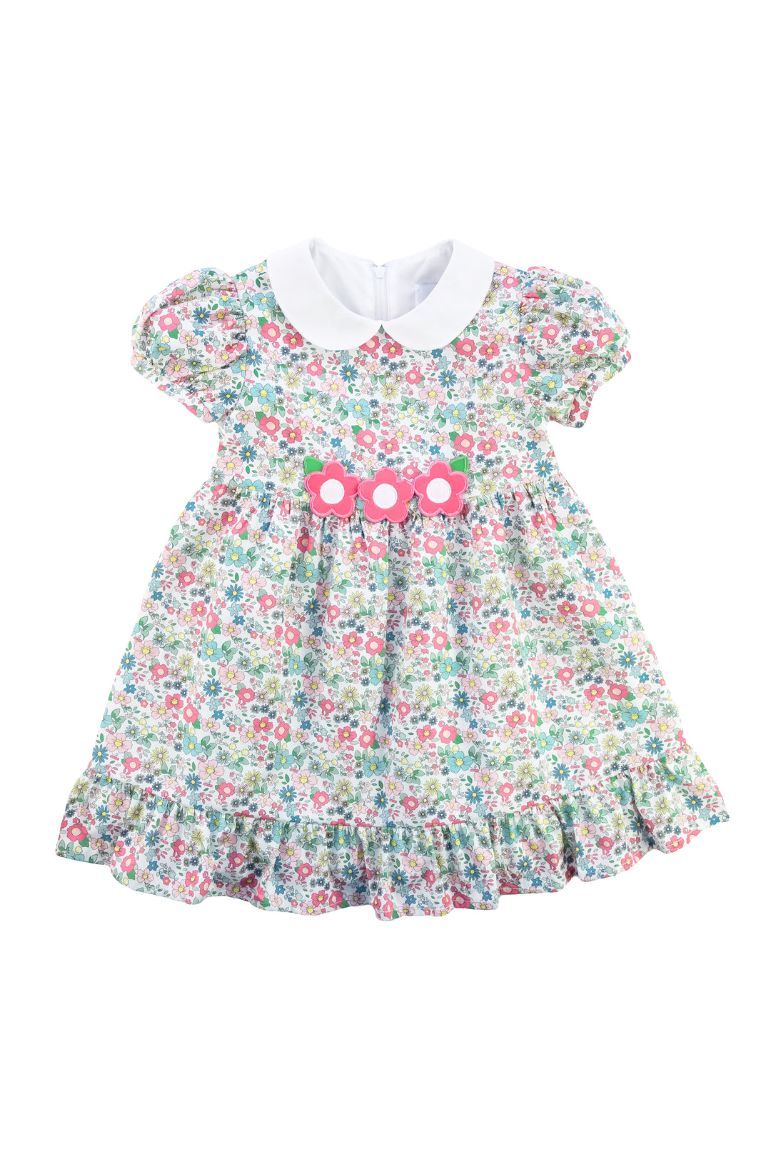 Floral Poplin Dress With Flowers – Florence Eiseman