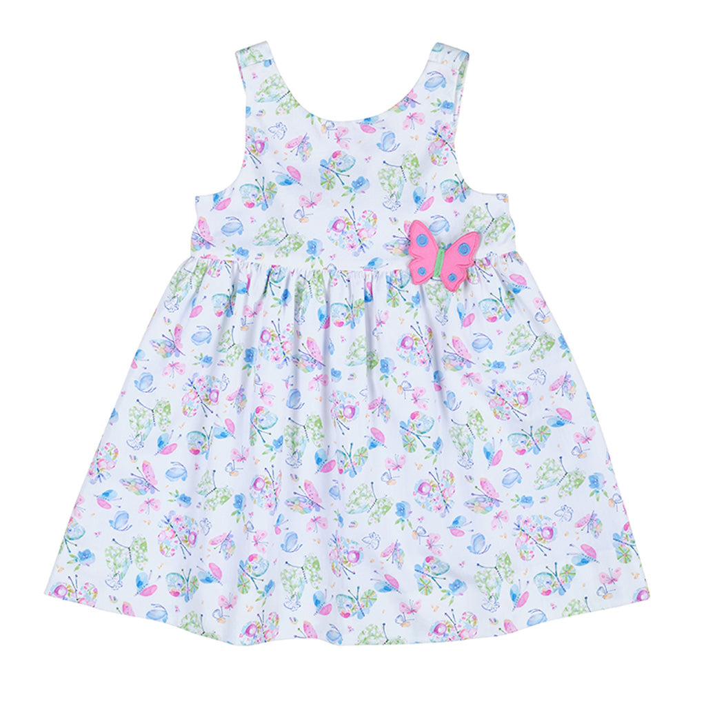 Butterfly Print Dress with Butterfly
