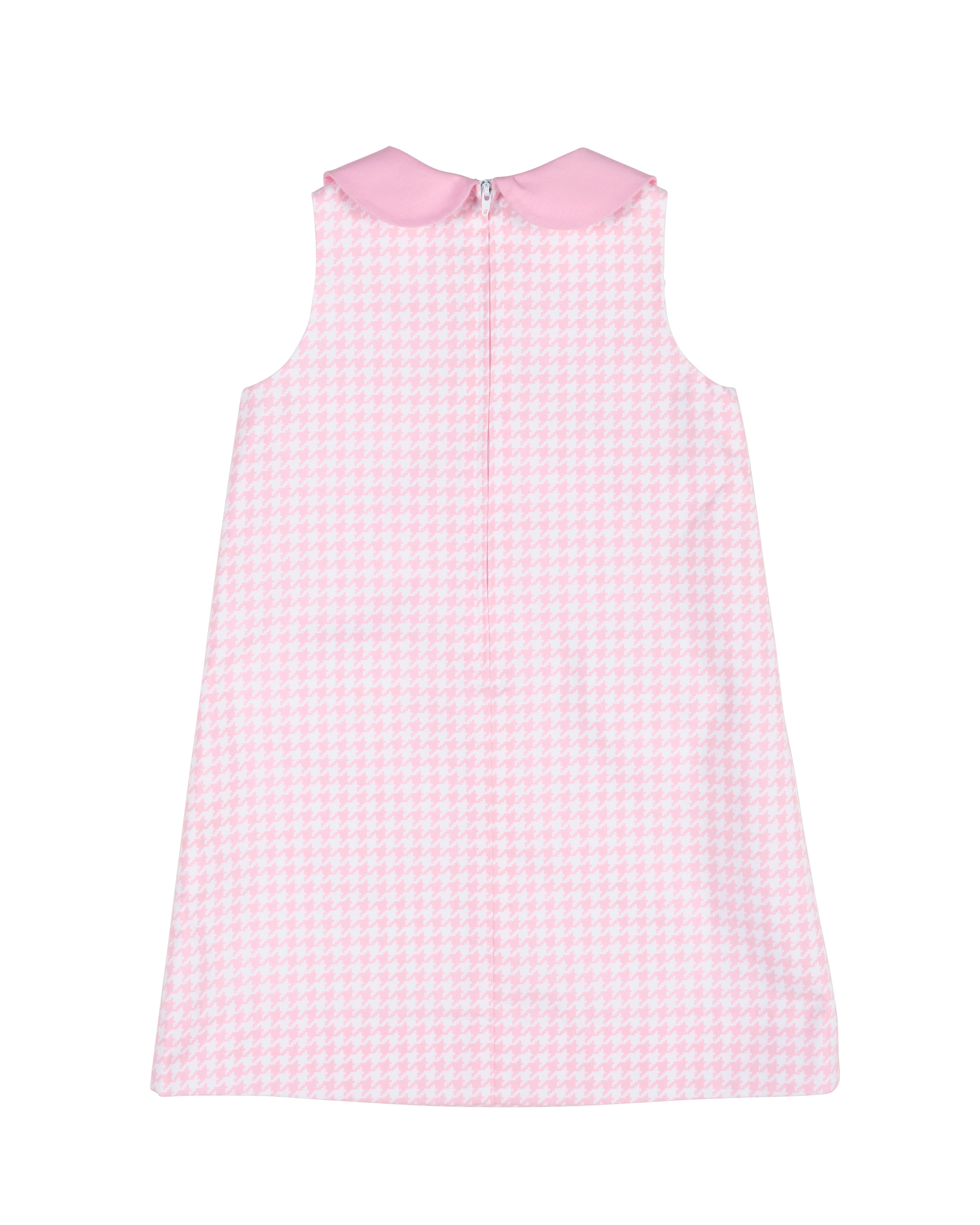 Houndstooth Dress with Bow Pockets