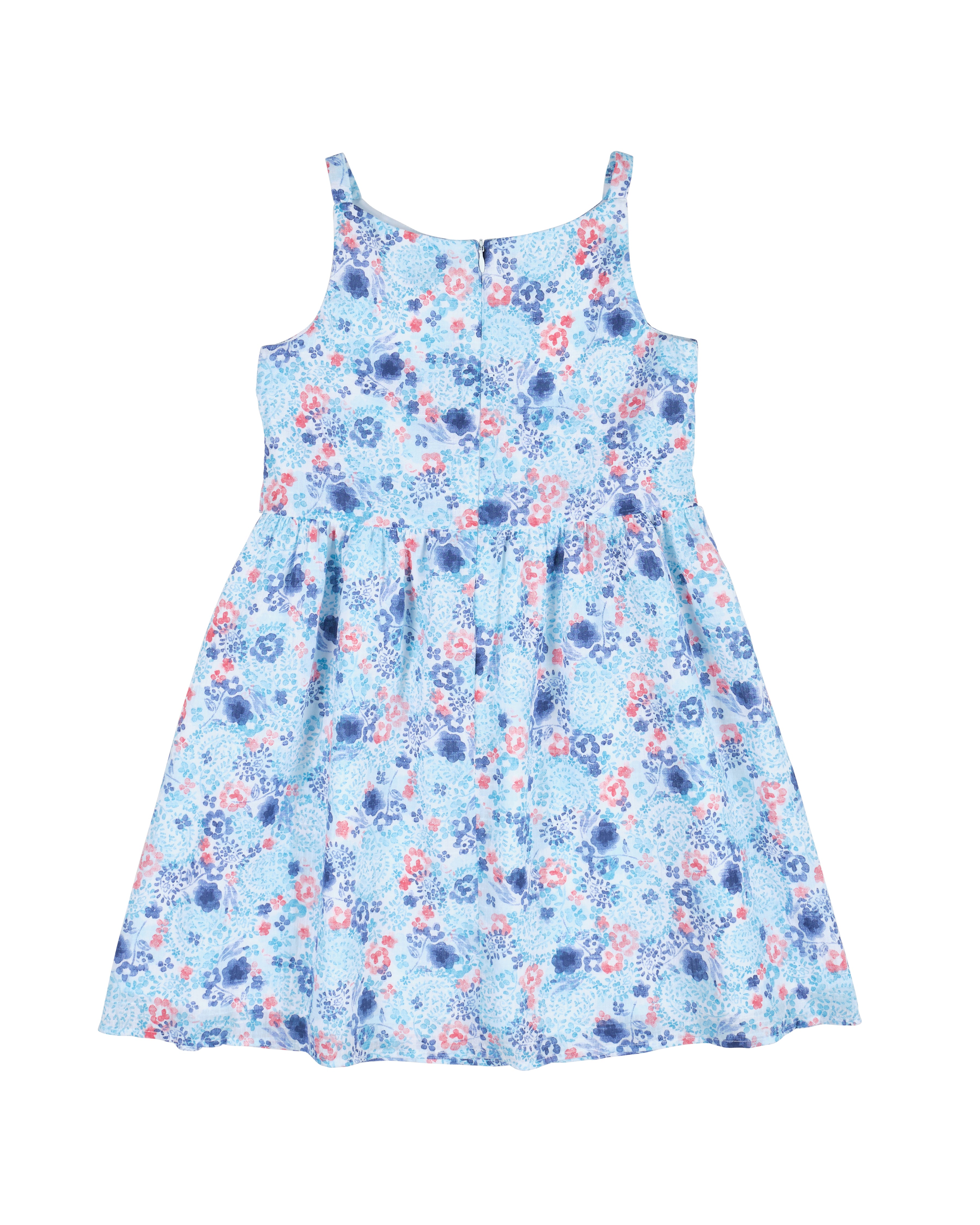 Floral Dress With Front Tie