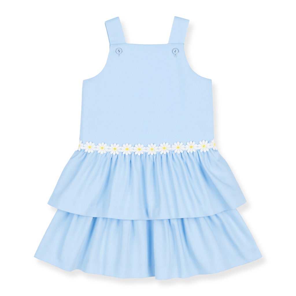 Pique Dress with Daisies