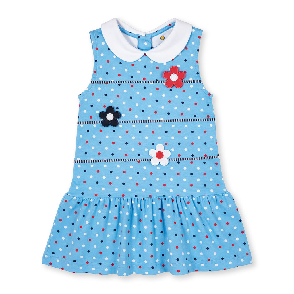 Printed Knit Dress With Flowers 5 Printed Knit Dress With Flowers 5