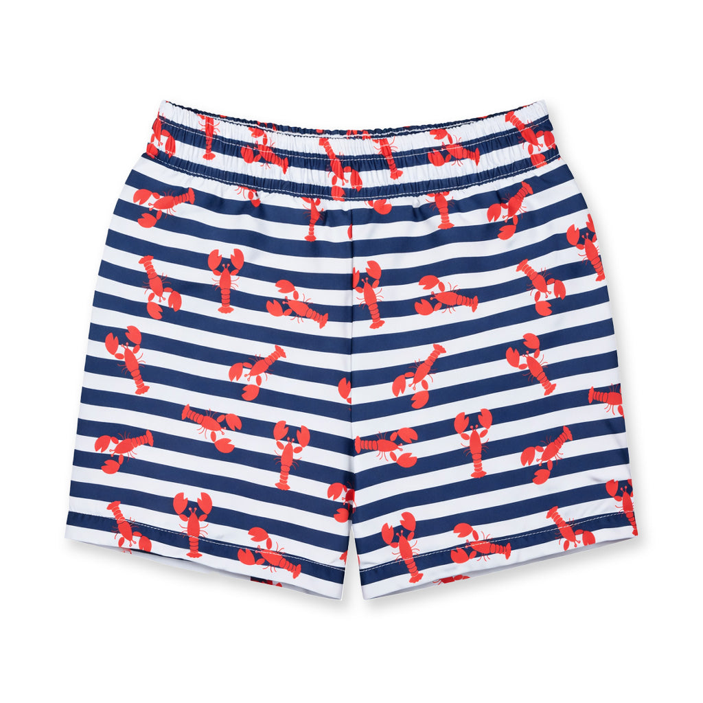 Lobster Print Swim Trunk