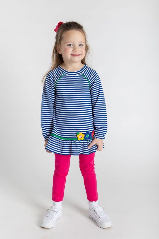 Knit Set With Sport Ball Flowers