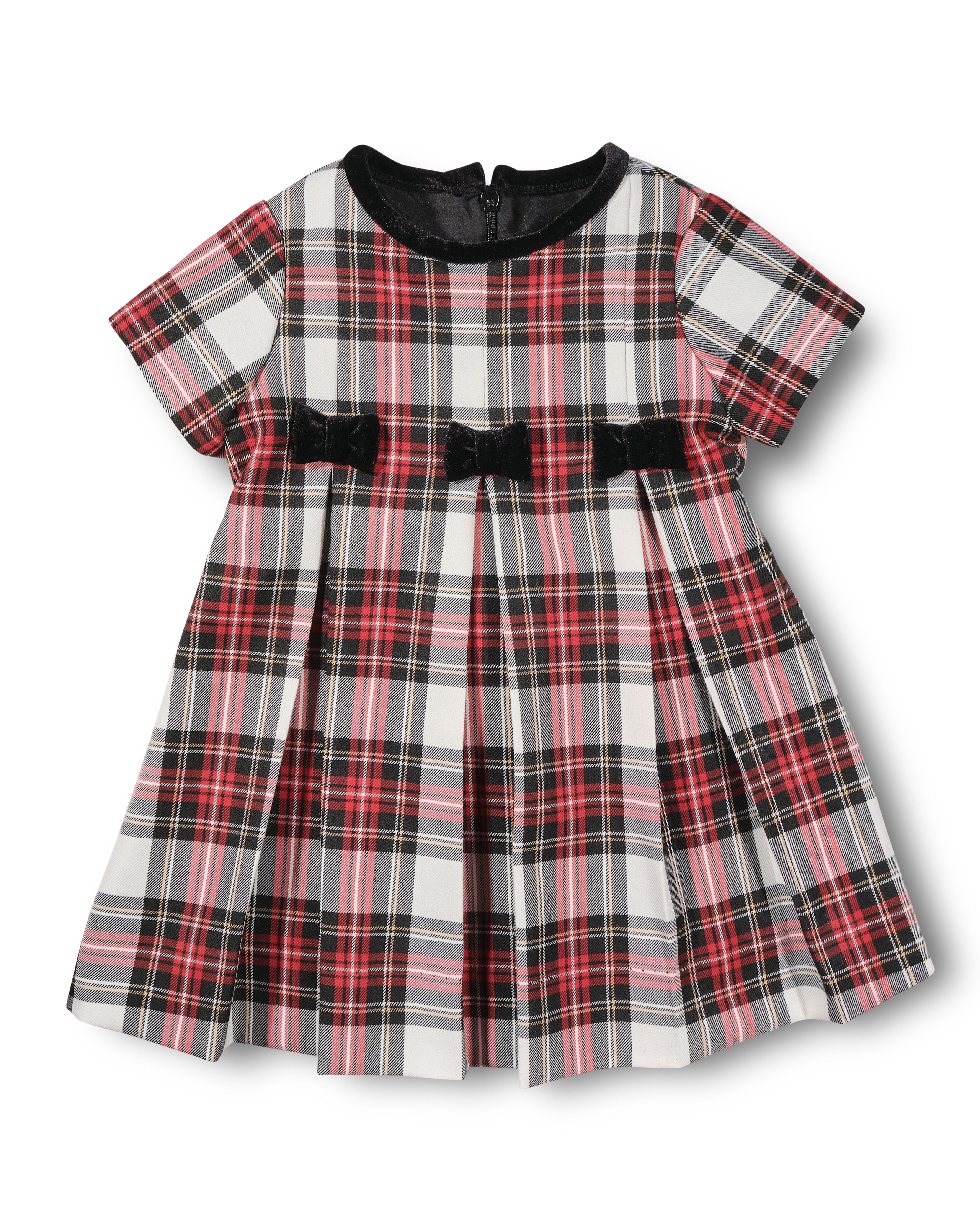 Plaid Dress With Bows
