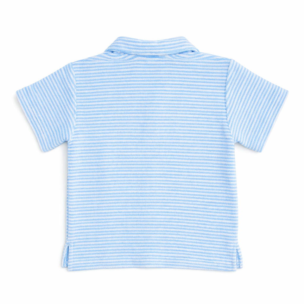 Stripe Terry Polo