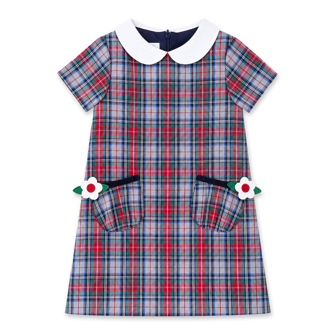 Plaid Dress with Pockets