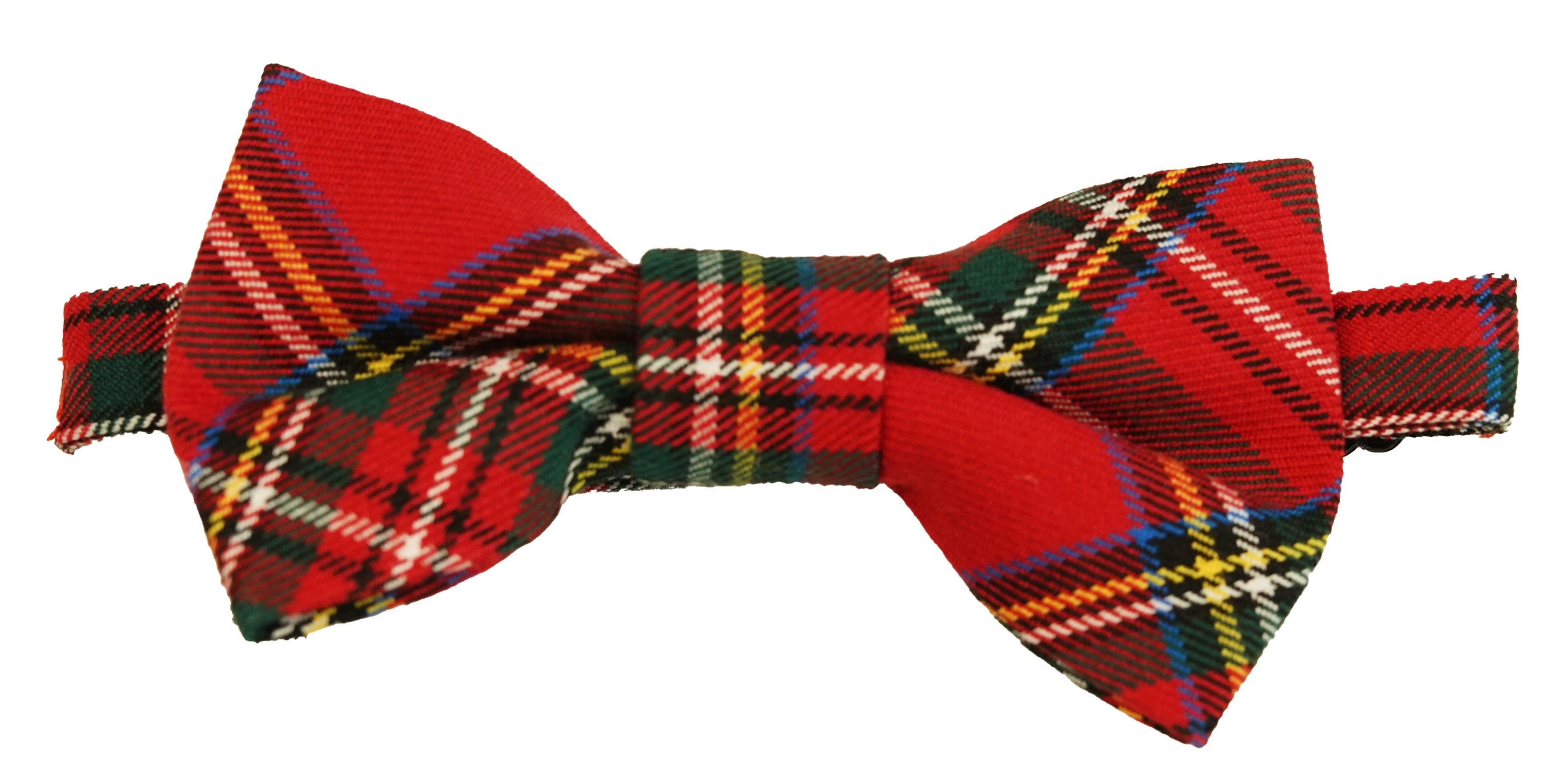 Plaid Adjustable Bow Tie